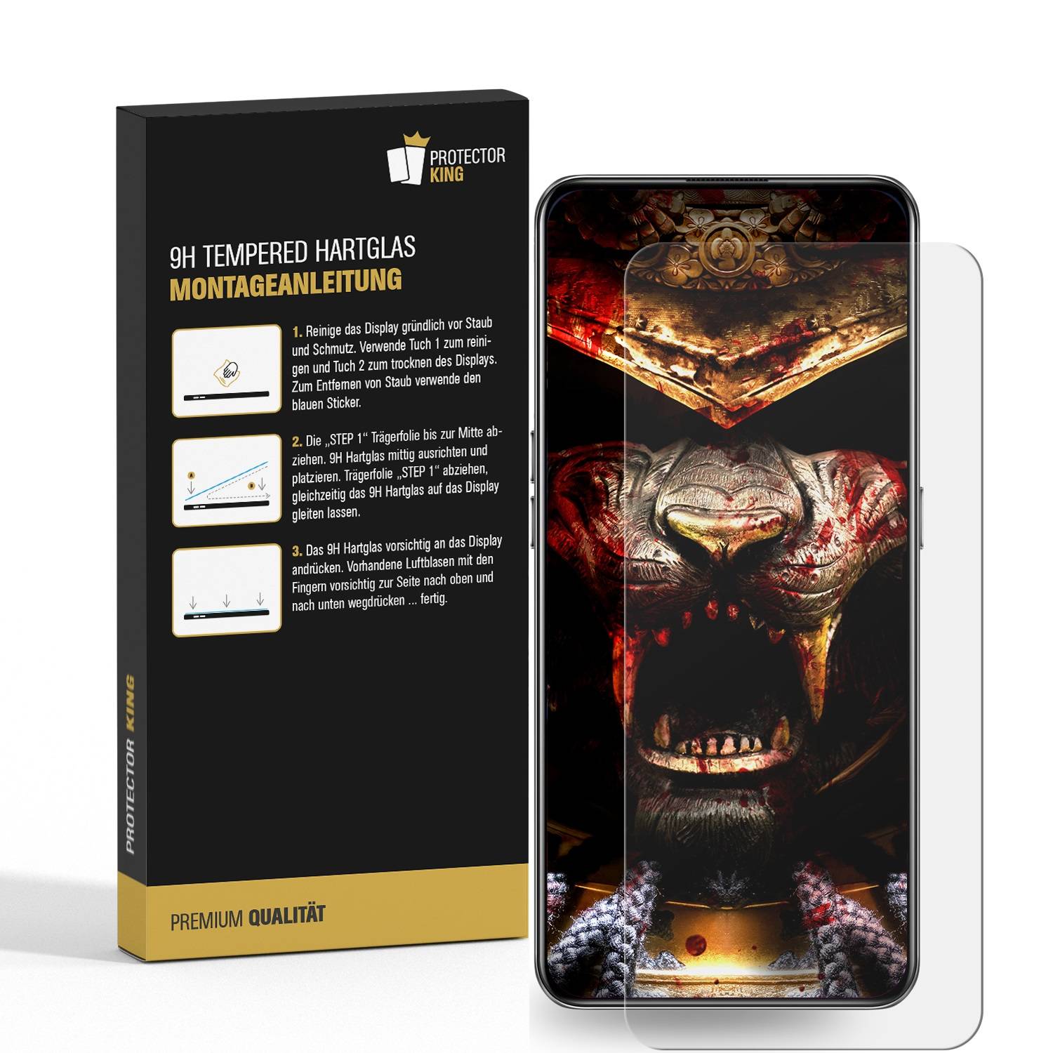 3x 9H Hartglas für Oppo Realme GT 2 Pro Displayschutz Panzerfolie Schutzfolie Panzerglas Schutzglas Displayglas Tempered Glasfolie Sicherheitsglas