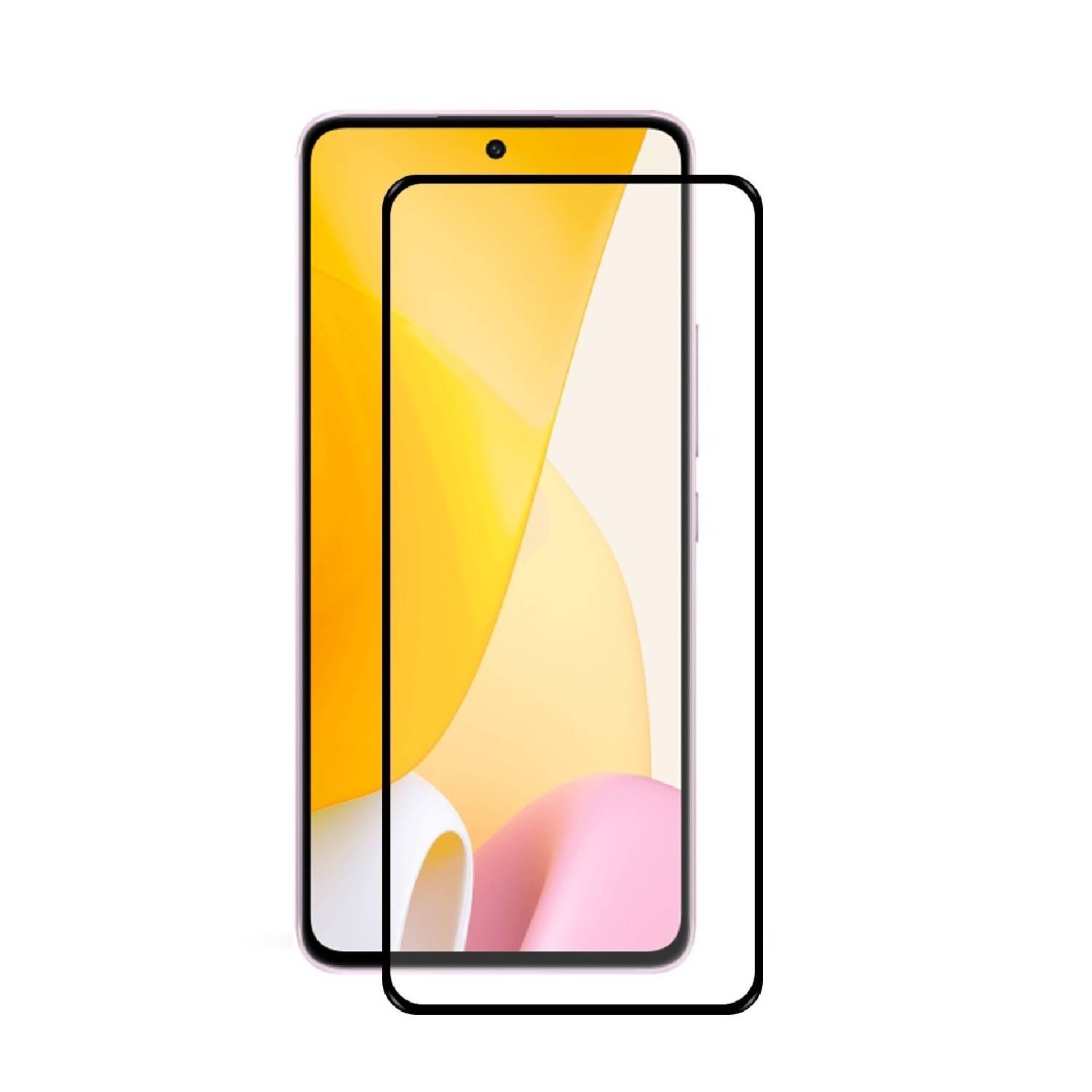 1x 9H Panzerglas für Xiaomi 12 Lite FULL COVER Schutzglas Displayschutz Schutzfolie Panzerfolie Hartglas Displayglas Tempered Glasfolie