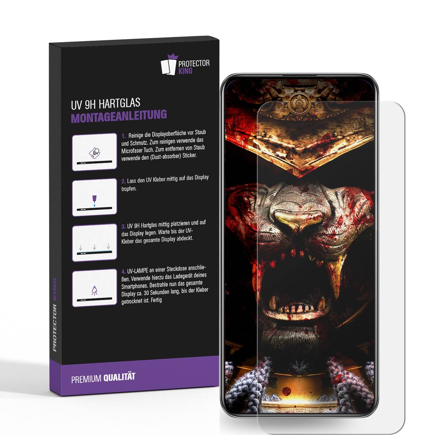 1x UV-Liquid 9H Panzerglas für Xiaomi 12S Ultra 3D KLAR echtes Tempered Panzerhartglas Schutzglas Displayschutz Panzerfolie Schutzfolie Screen