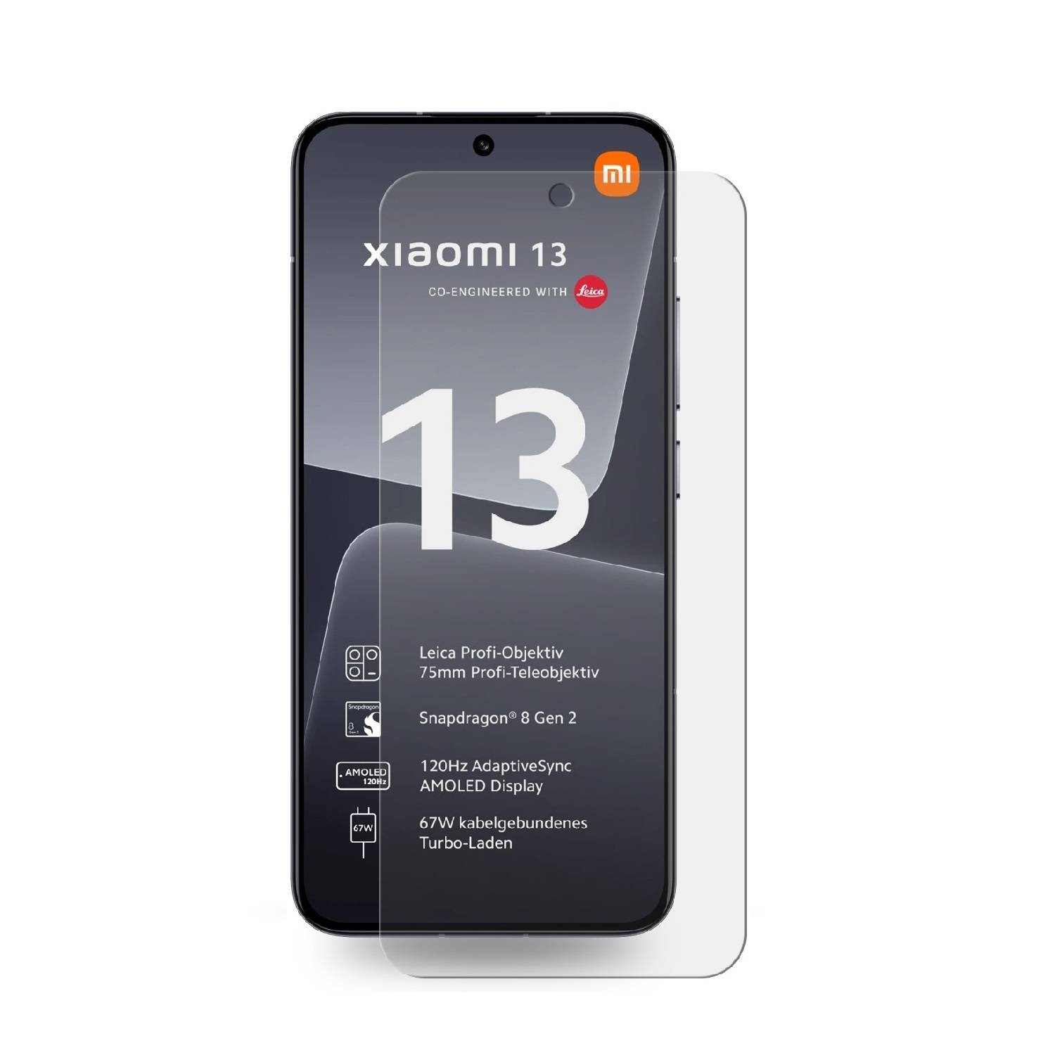 4x Hydrogel-Glass für Xiaomi 13 Selbstheilend für Micro Kratzer 3D KLAR Panzerfolie Displayschutz Schutzfolie Screen-Protector