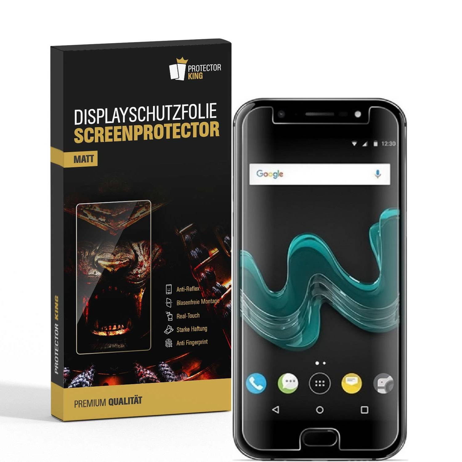4x Displayschutzfolie für OnePlus 5 ANTI-REFLEX Schutzfolie Displayfolie MATT