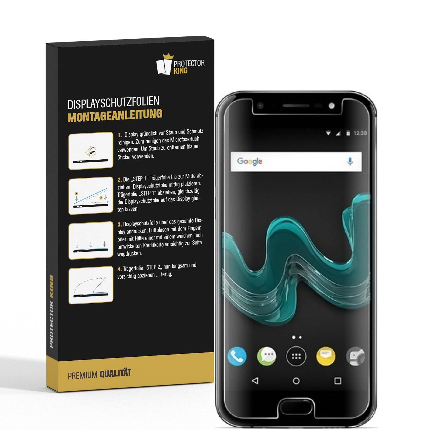2x Displayschutzfolie für OnePlus 5 ANTI-REFLEX Schutzfolie Displayfolie MATT