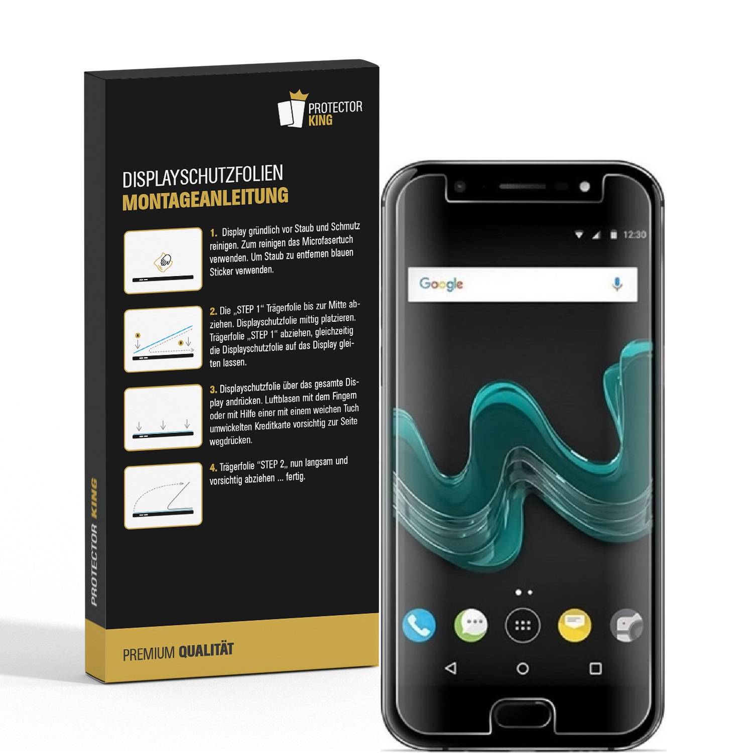 2x Panzerfolie für OnePlus 5 ANTI-SCHOCK Displayschutzfolie Displayfolie HD KLAR