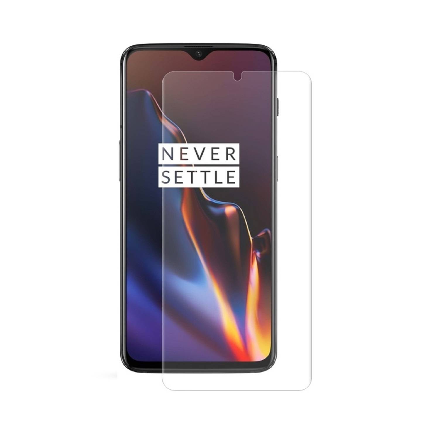 3x Panzerfolie für OnePlus 7T FULL COVER Displayschutzfolie ANTI-SCHOCK MATT