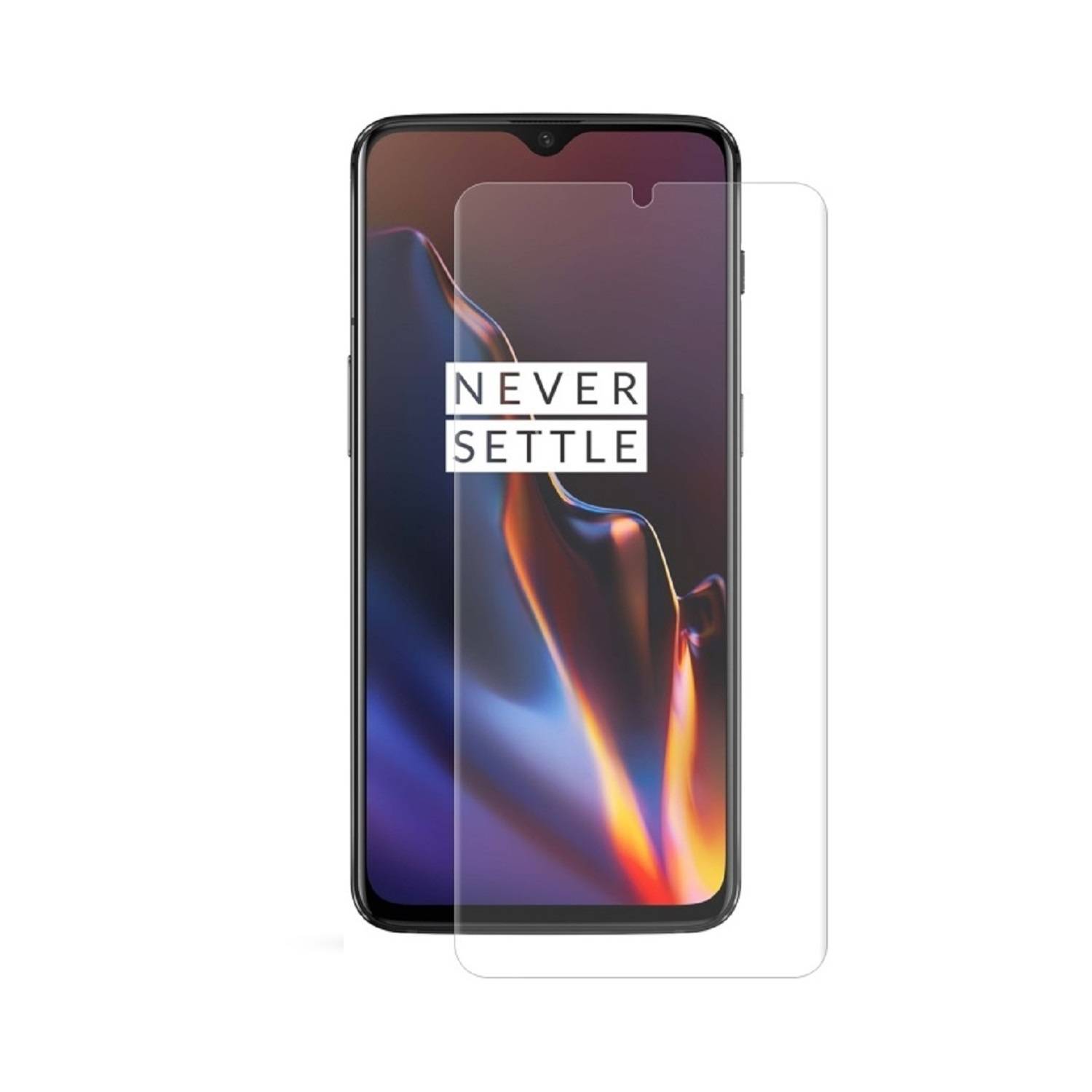 6x Panzerfolie für OnePlus 7 FULL COVER Displayschutzfolie ANTI-SCHOCK HD KLAR