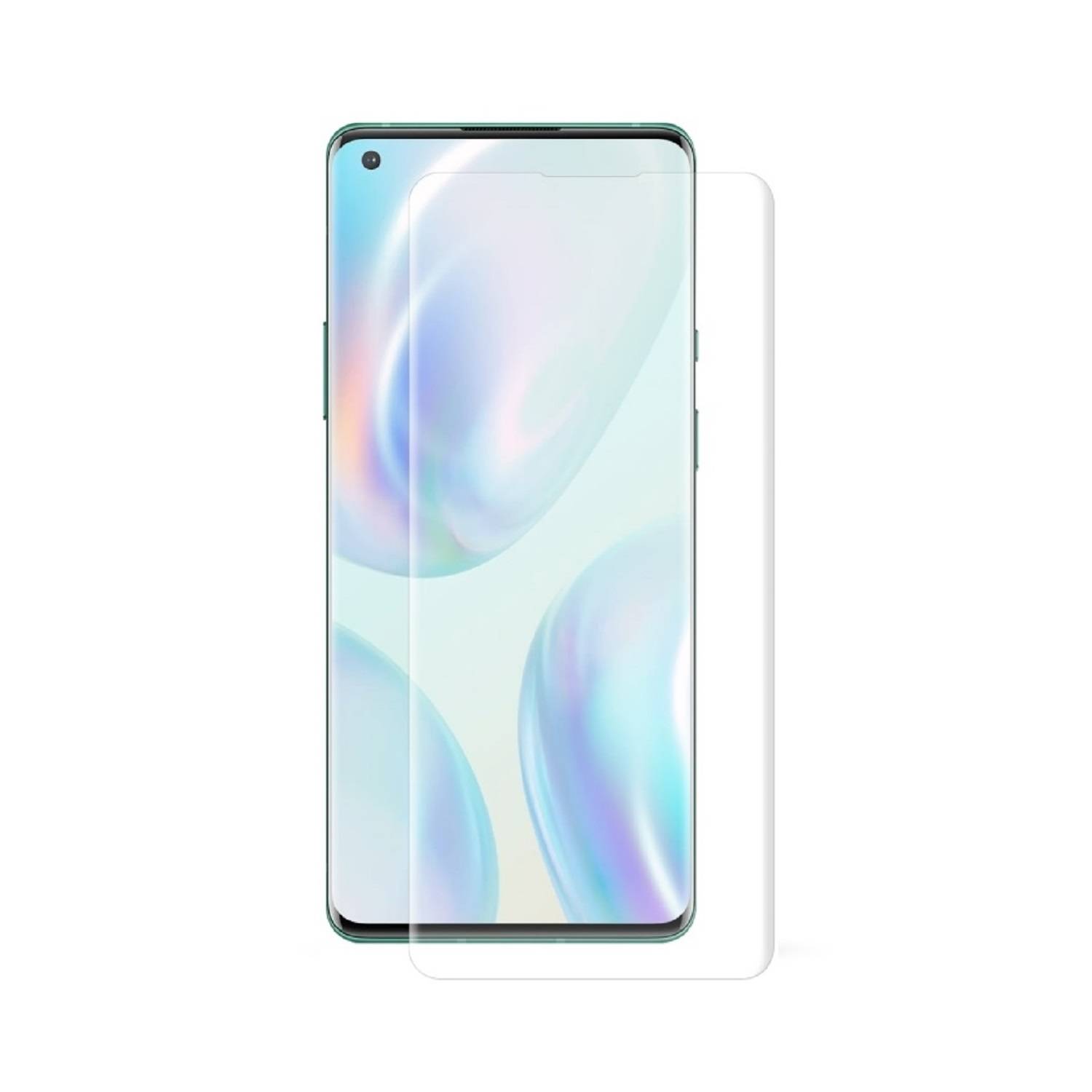 6x Panzerfolie für OnePlus 8 FULL COVER PET Displayschutz Displayfolie HD KLAR