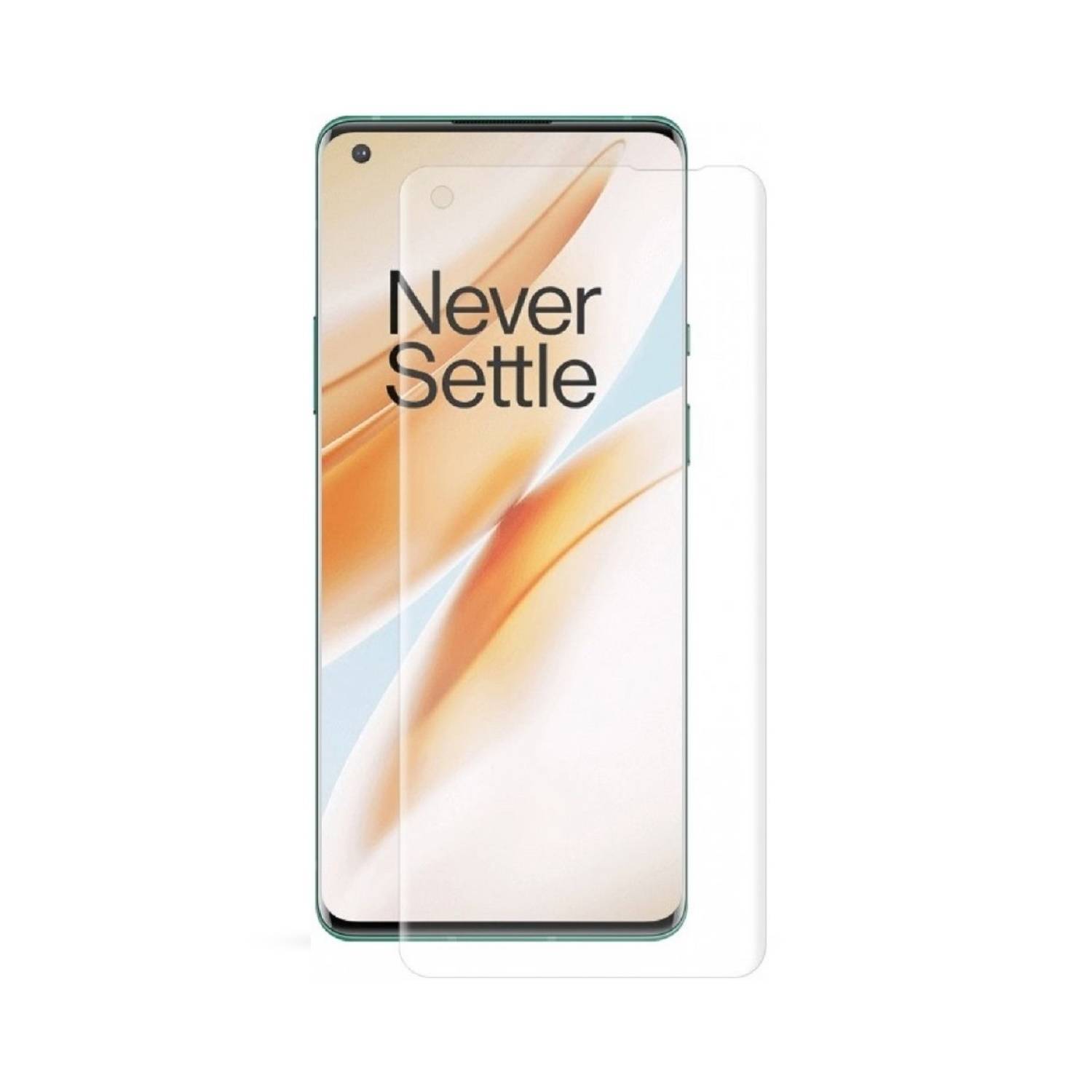 4x Panzerfolie für OnePlus 8 Pro FULL COVER PET Displayschutz Displayfolie KLAR
