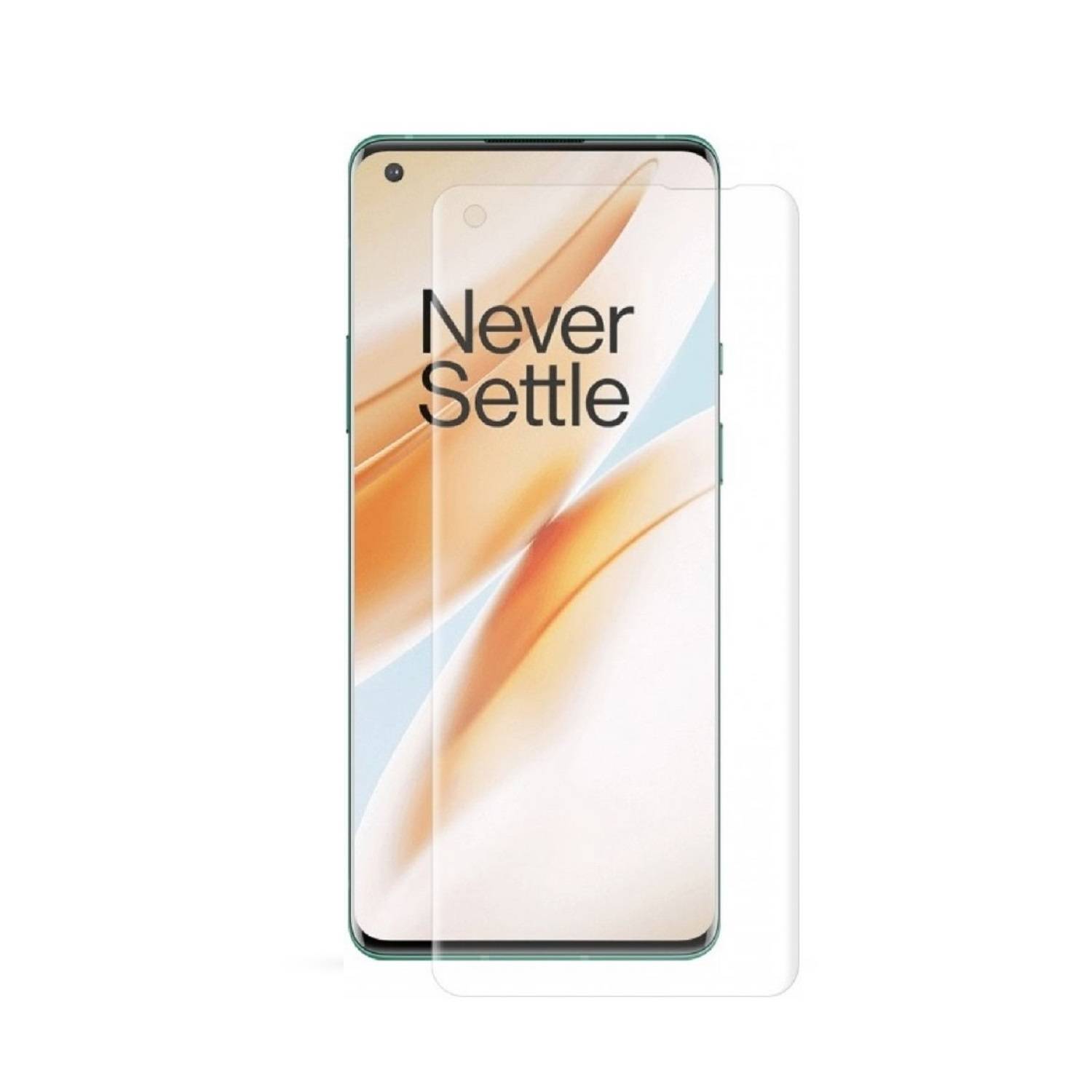 4x Displayfolie für OnePlus 8 Pro FULL COVER Displayschutz Schutzfolie HD KLAR