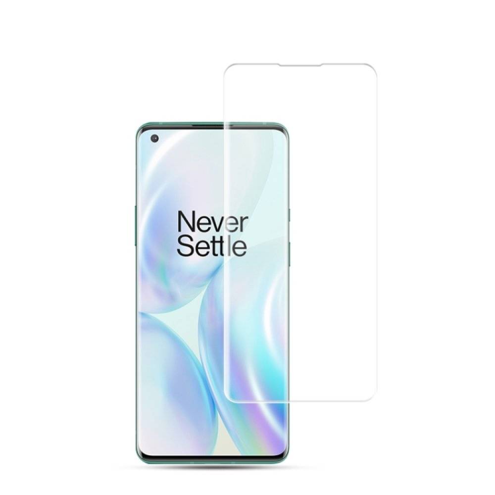 3x UV-Liquid 9H Panzerglas für OnePlus 8 Pro 3D KLAR echtes Tempered Panzerhartglas Schutzglas Displayschutz Panzerfolie Schutzfolie Screen
