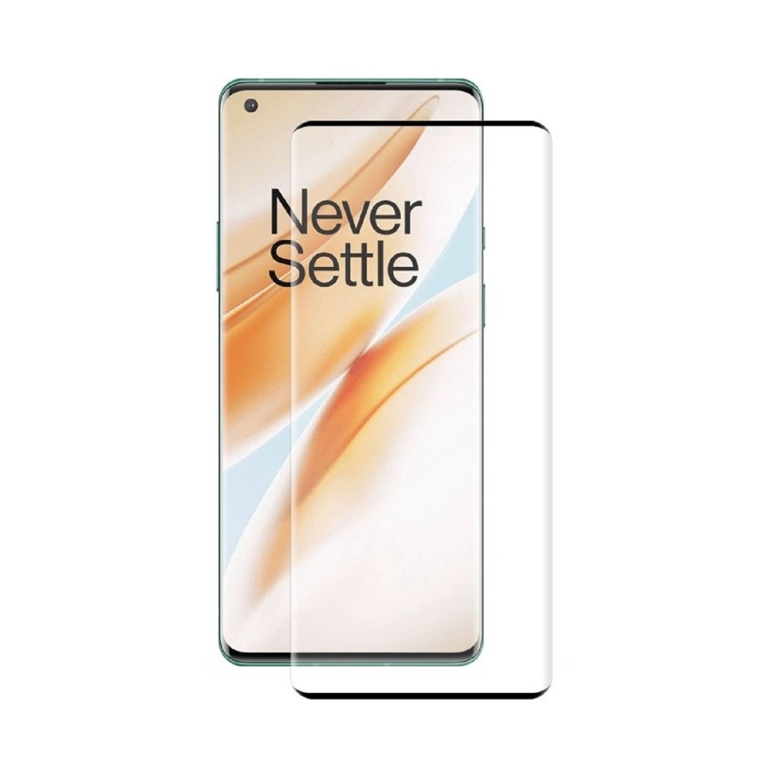 6x 9H Hartglas für OnePlus 8 Pro FULL CURVED Schutzglas Displayschutz Schutzfolie SW Panzerglas Displayglas Tempered Glasfolie Sicherheitsglas