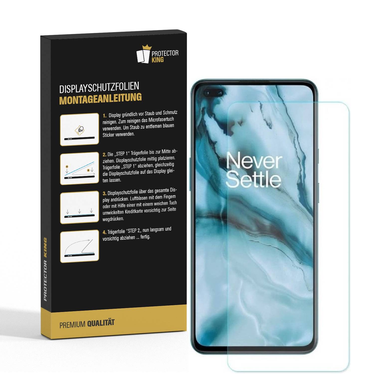 6x Displayschutzfolie für OnePlus Nord Displayfolie HD KLAR