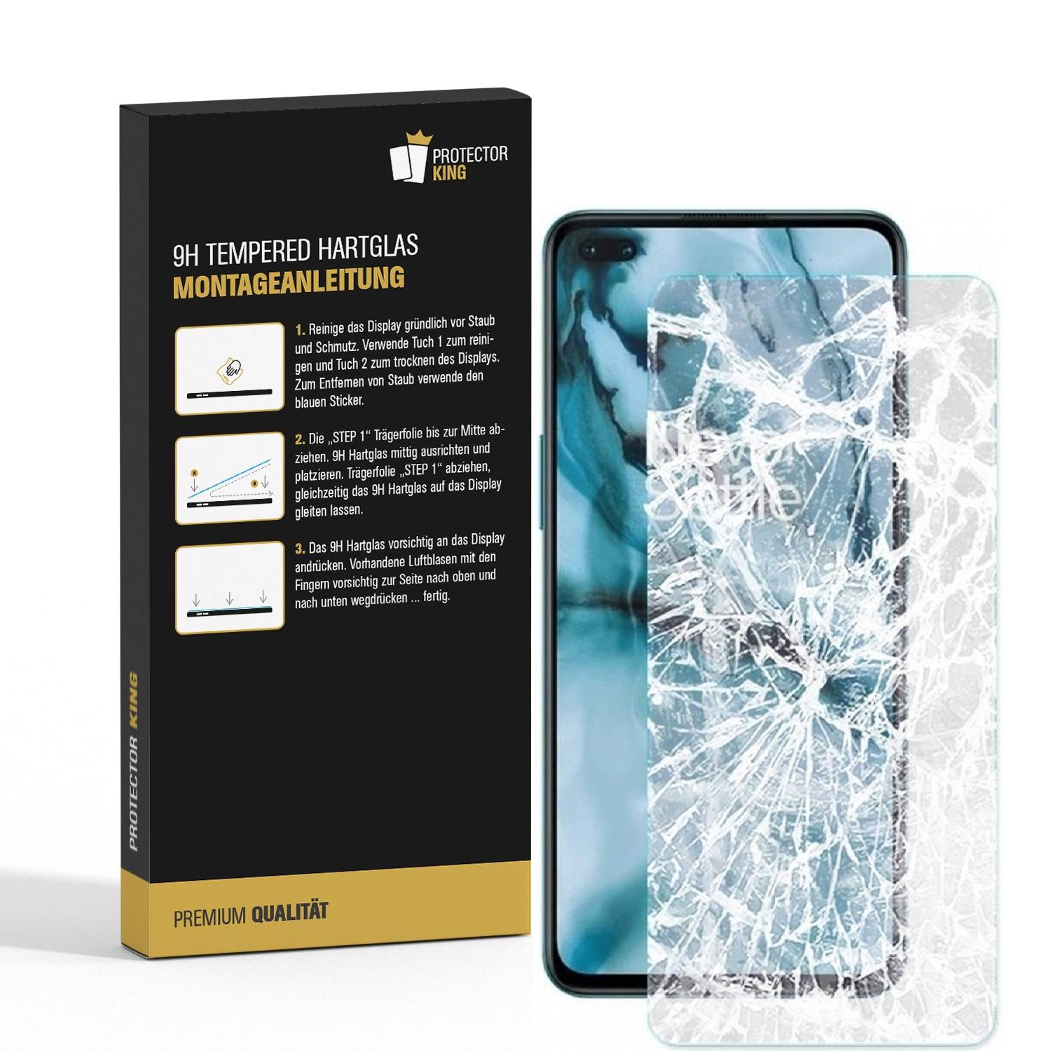 1x 9H Hartglas für OnePlus Nord Panzerfolie Displayschutz HD KLAR Panzerglas Schutzglas Schutzfolie