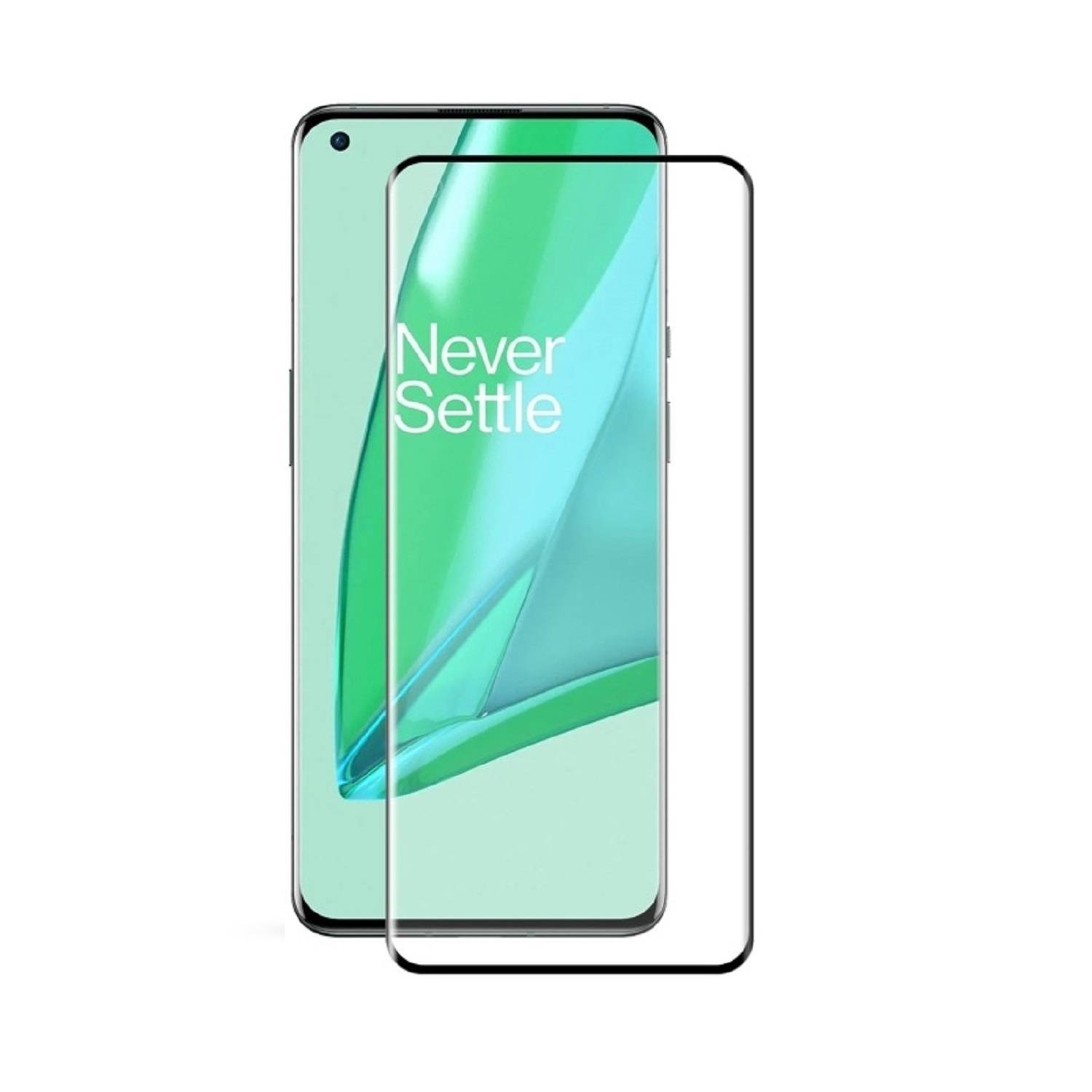 3x 9H Hartglas für OnePlus 9 FULL COVER Schutzglas Schutzfolie Displayschutz Panzerfolie KLAR Panzerglas Tempered echtes Displayglas Glasfolie