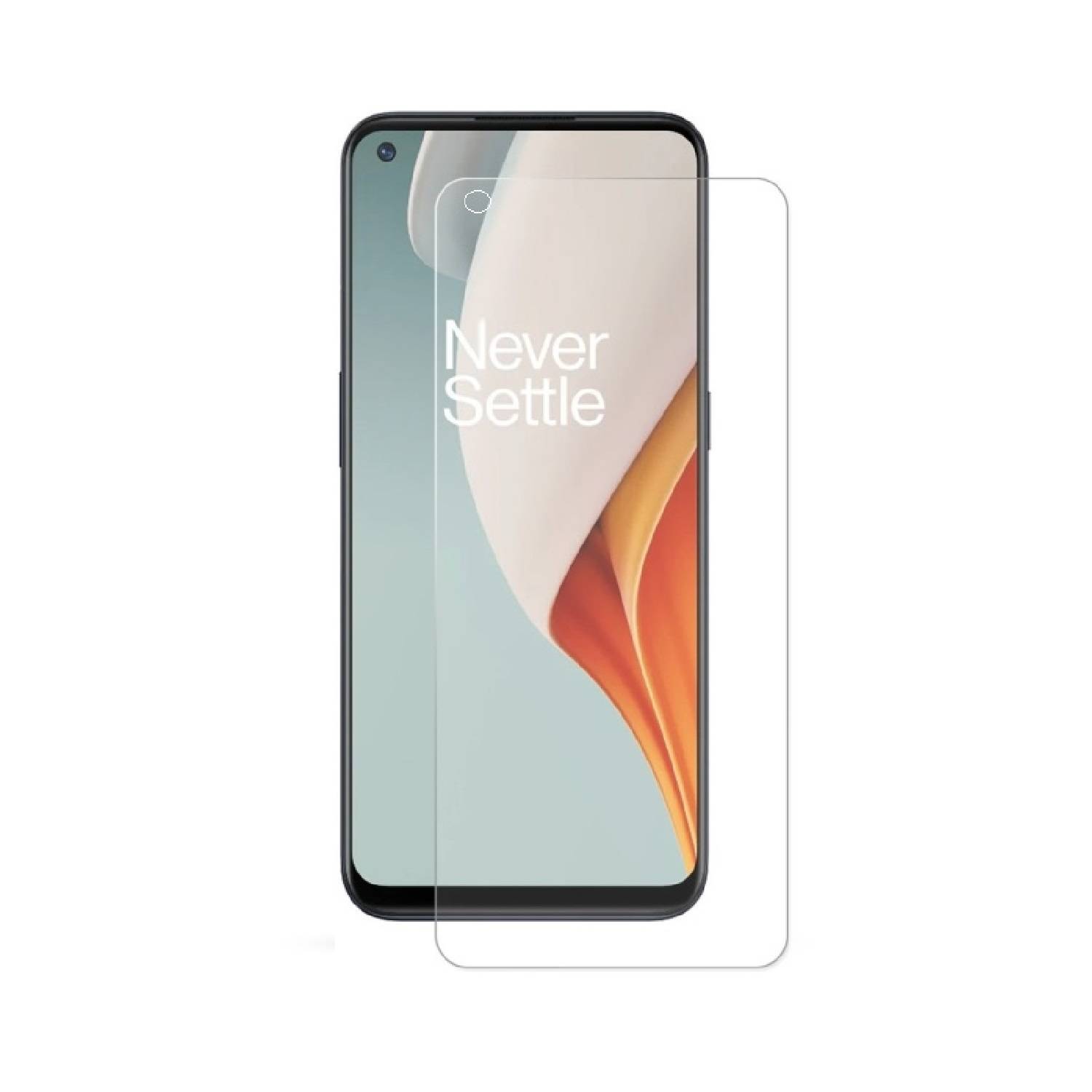 2x Displayschutzfolie für OnePlus Nord N100 Displayfolie HD KLAR