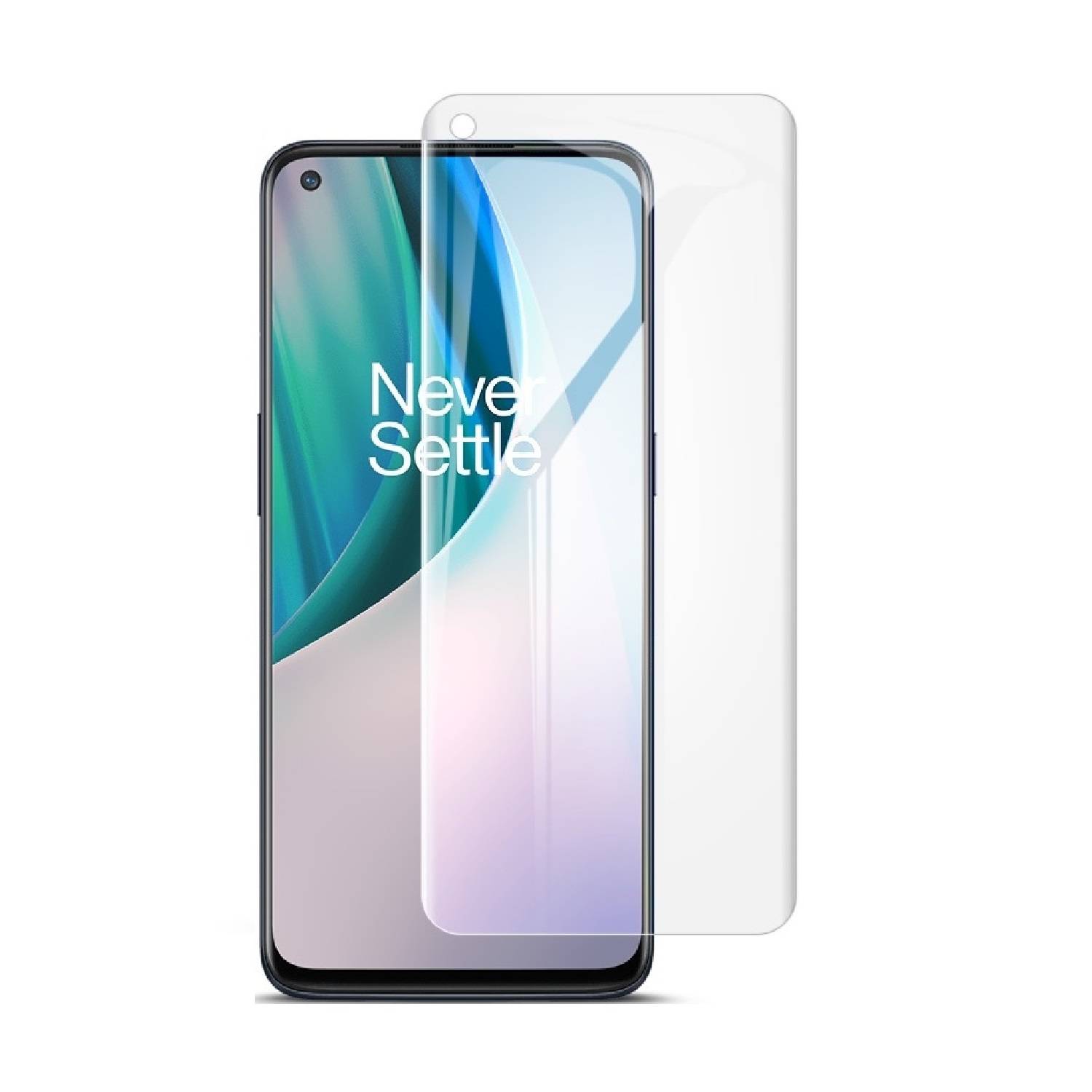 2x Displayfolie für One Plus Nord N10 FULL COVER Displayschutzfolie Display HD KLAR Schutzfolie