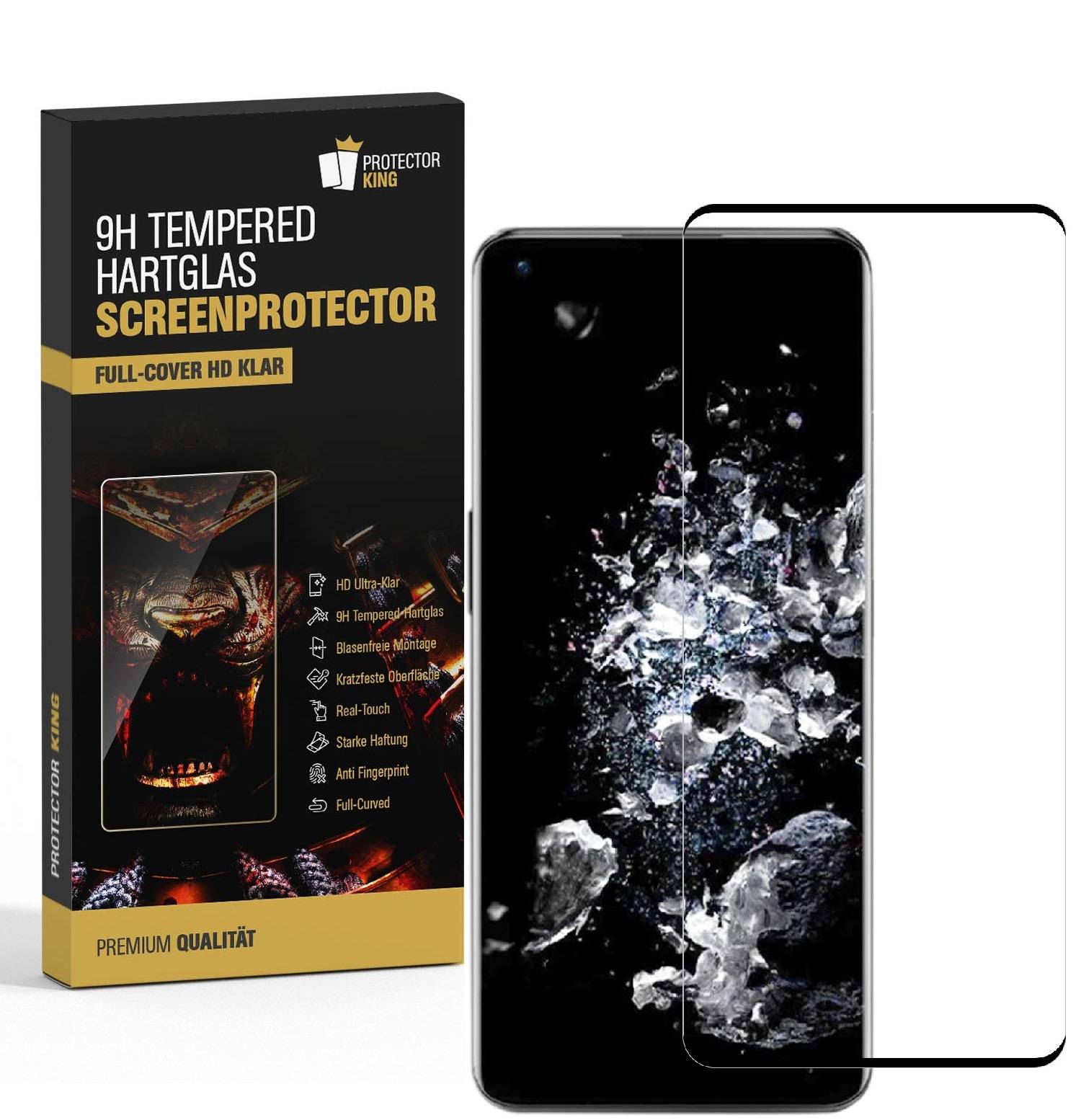 3x 9H Panzerglas für OnePlus 11 Pro FULL CURVED Displayschutz Schutzglas Panzerfolie Schutzfolie Displayglas Hartglas echtes Tempered
