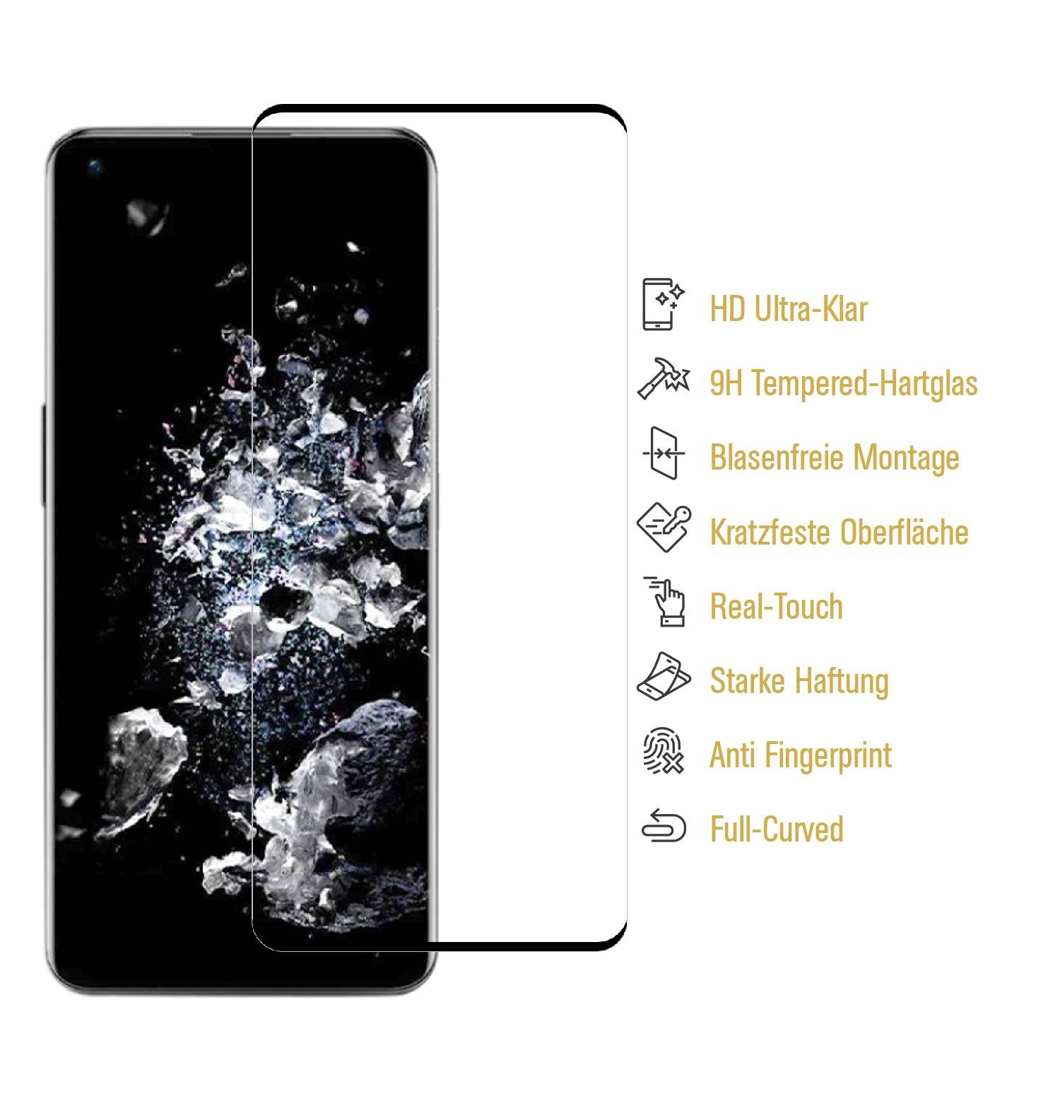 1x 9H Panzerglas für OnePlus 11 Pro FULL CURVED Displayschutz Schutzglas Panzerfolie Schutzfolie Displayglas Hartglas echtes Tempered