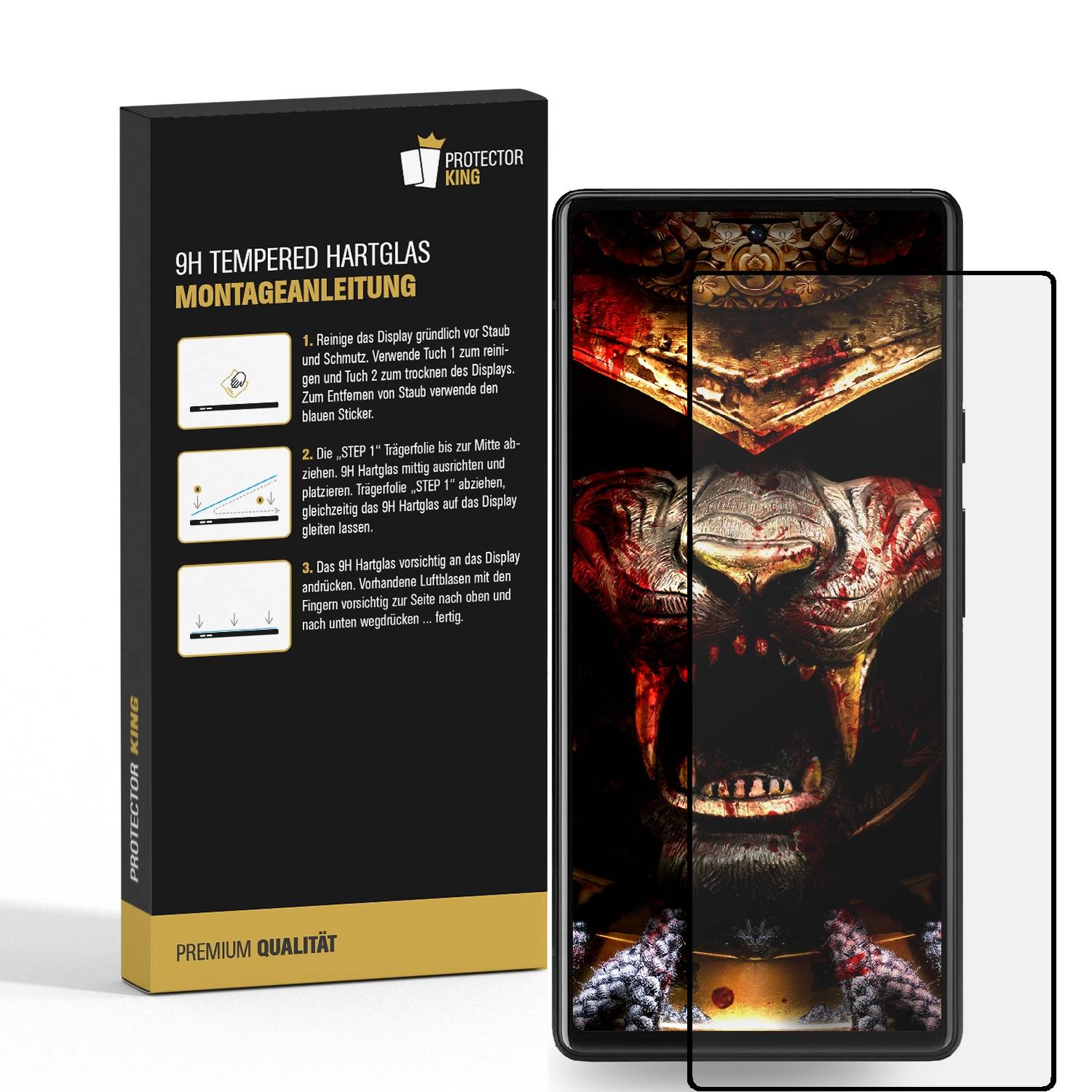 3x 9H Panzerglas für Xiaomni Redmi Note 12 Pro 5G FULL COVER Displayschutz Schutzglas Hartglas Schutzfolie Panzerfolie KLAR Tempered echtes