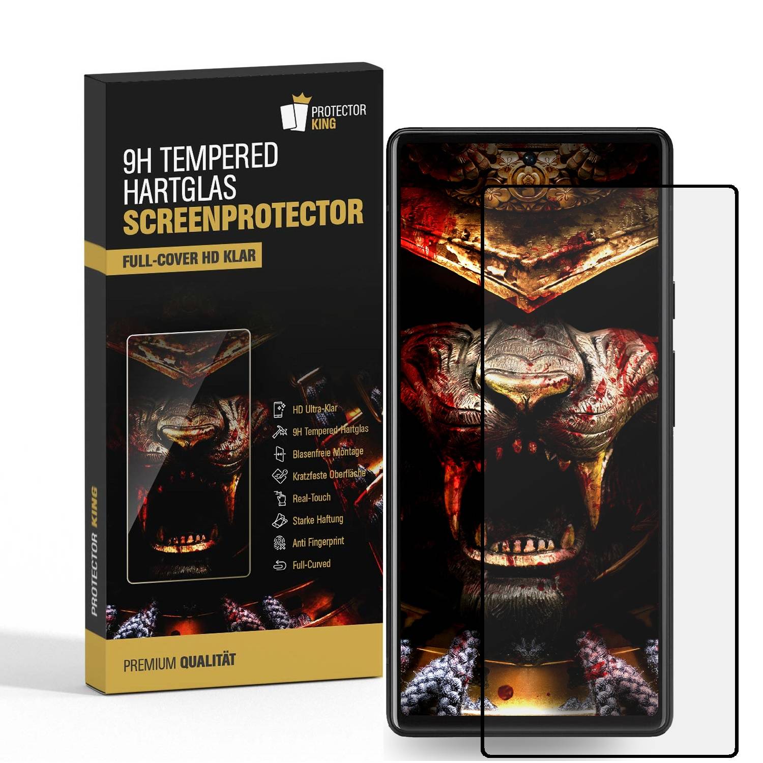 3x 9H Panzerglas für Xiaomni Redmi Note 12 Pro 5G FULL COVER Displayschutz Schutzglas Hartglas Schutzfolie Panzerfolie KLAR Tempered echtes