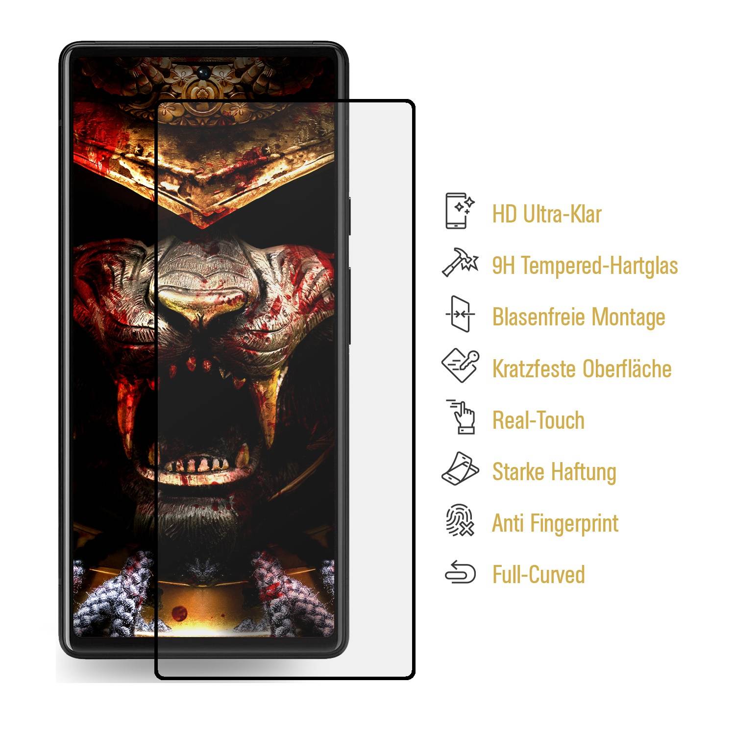 2x 9H Panzerglas für Xiaomni Redmi Note 12 Pro 5G FULL COVER Displayschutz Schutzglas Hartglas Schutzfolie Panzerfolie KLAR Tempered echtes