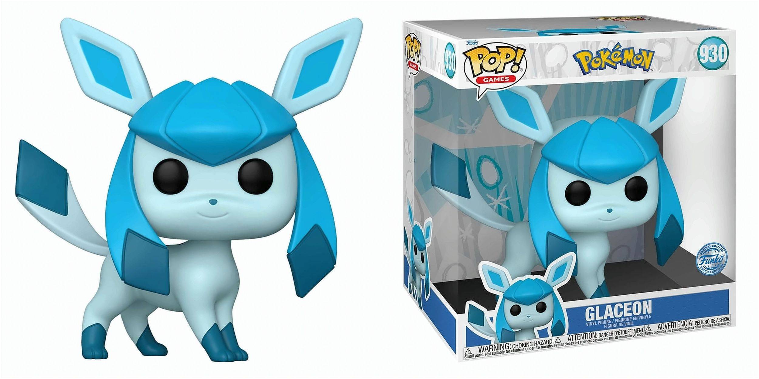 GW50ec POP - Pokemon - Glaceon/Glaziola Jumbo 25 cm Neu & OVP