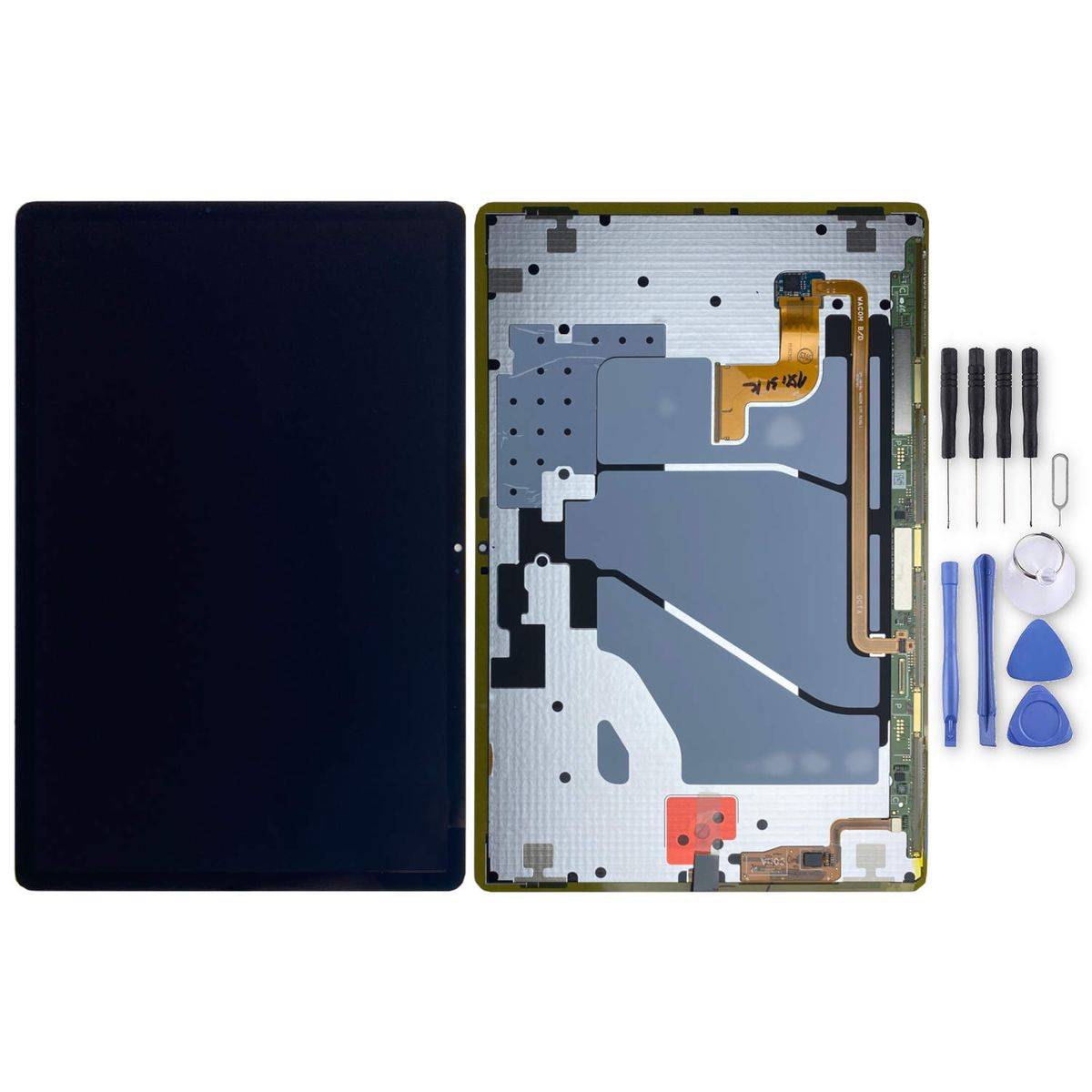 Samsung Galaxy Tab S9 Plus GH82-31902A Full LCD Screen and Digitizer Glas Display Ersatzteil Grau