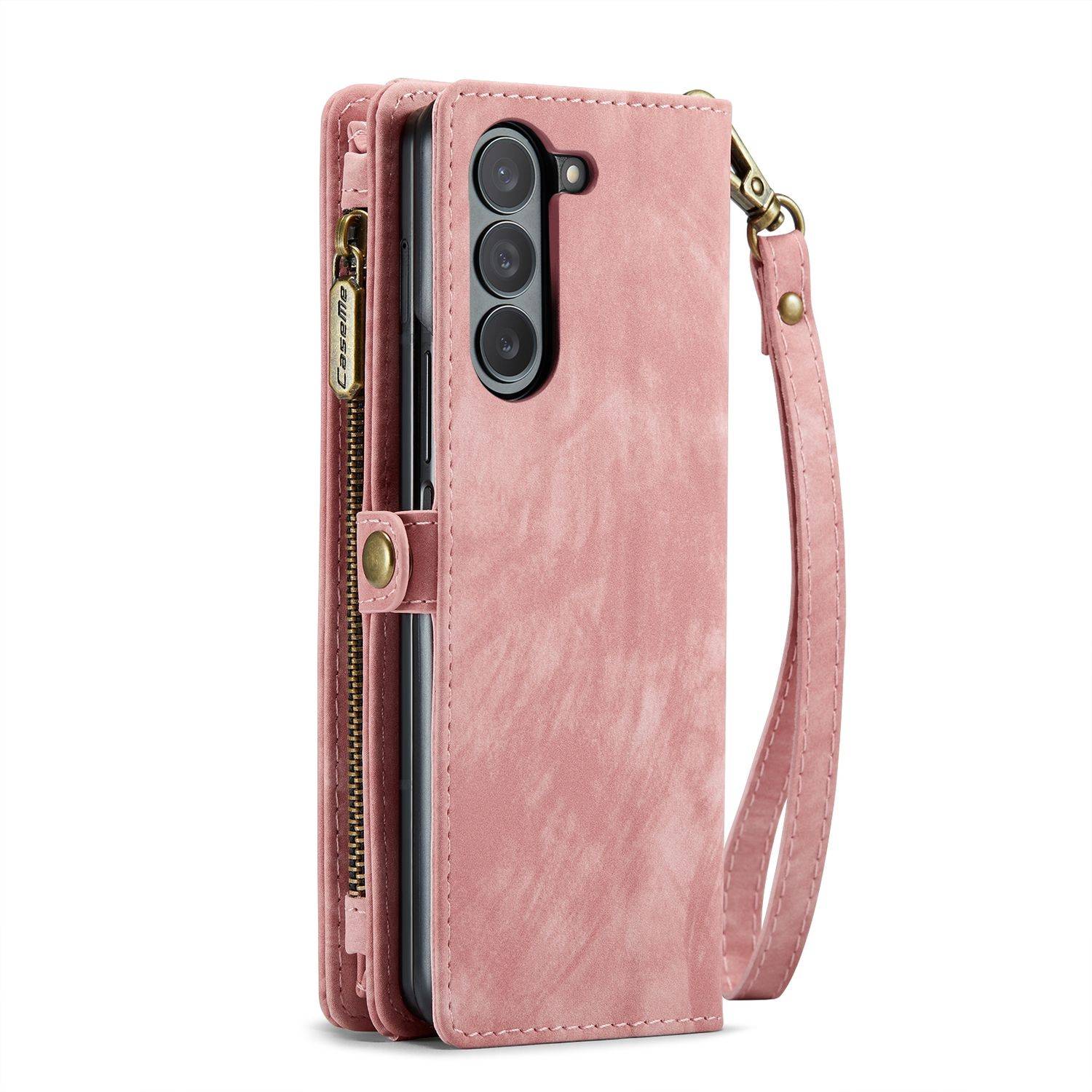 Für Samsung Galaxy Z Fold5 5G CaseMe Handy Tasche Kunstleder Hülle