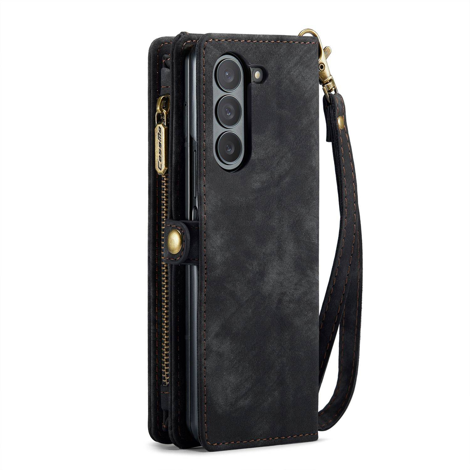 Für Samsung Galaxy Z Fold5 5G CaseMe Handy Tasche Kunstleder Hülle
