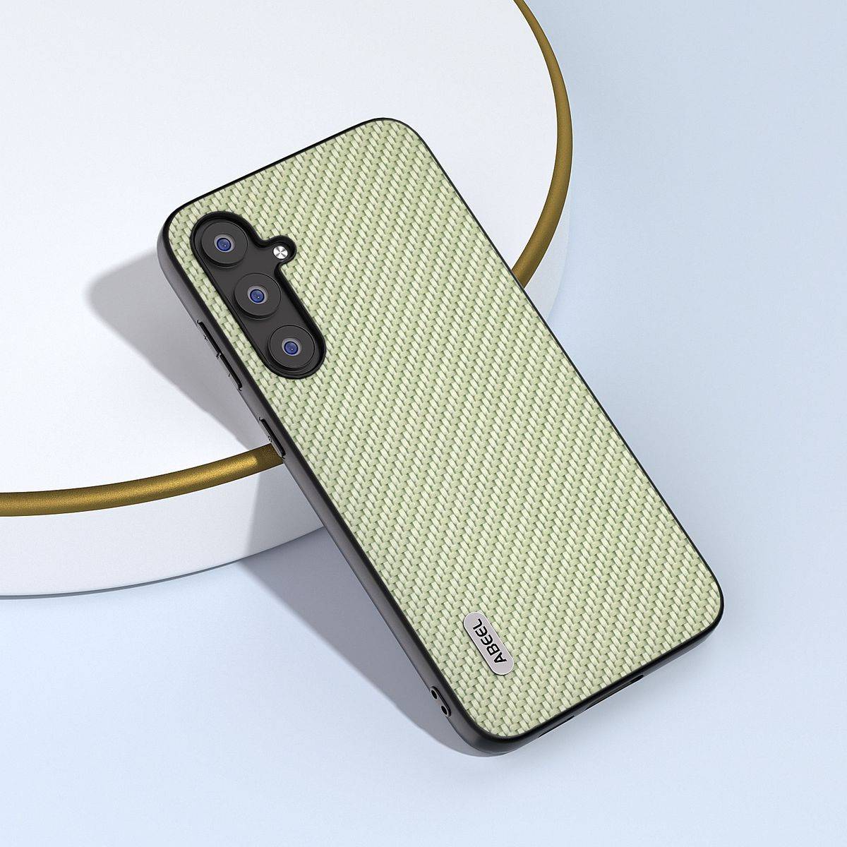 Für Samsung Galaxy S23 FE ABEEL Carbon Textur Schutz Hülle Case Cover