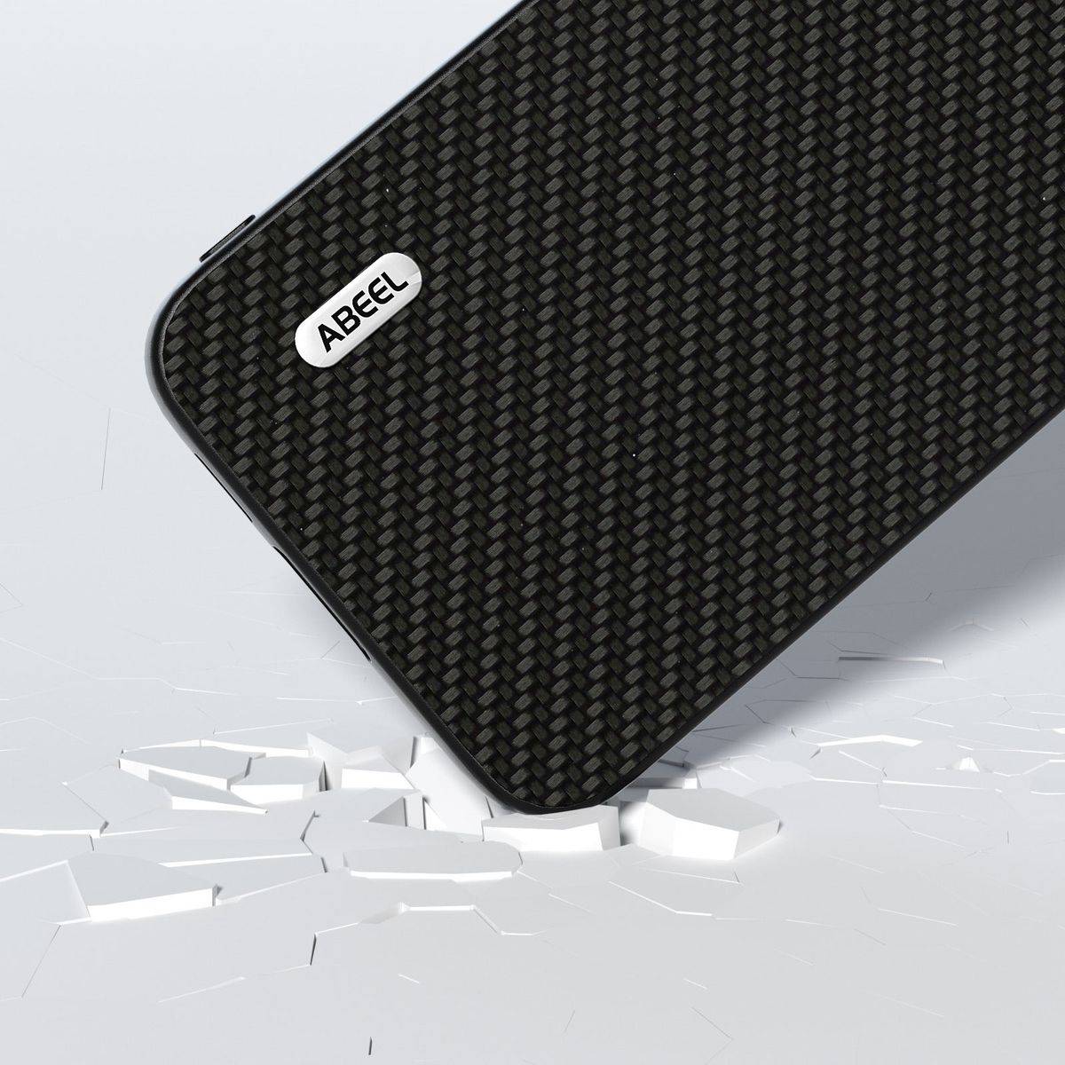 Für Samsung Galaxy S23 FE ABEEL Carbon Textur Schutz Hülle Case Cover