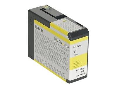 EPSON 5LB T5804 ink cartridge yellow Drucken, Scannen & Verbrauchsmaterial Verbrauchsmaterialien - &