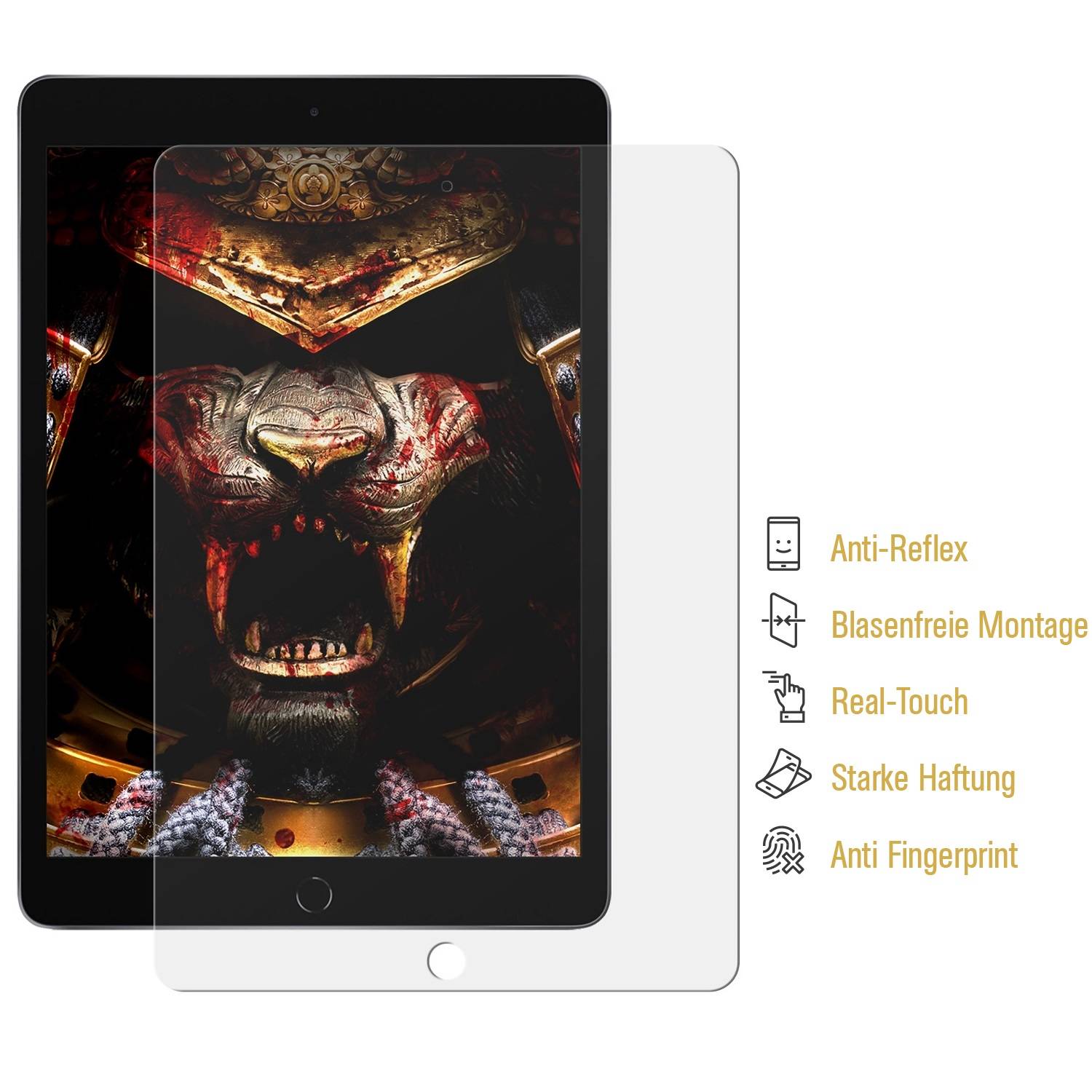 1x Displayschutzfolie für iPad Pro 12.9 2015/ 2017 ANTI-REFLEX Displayfolie Schutzfolie MATT ENTSPIEGELT Folie