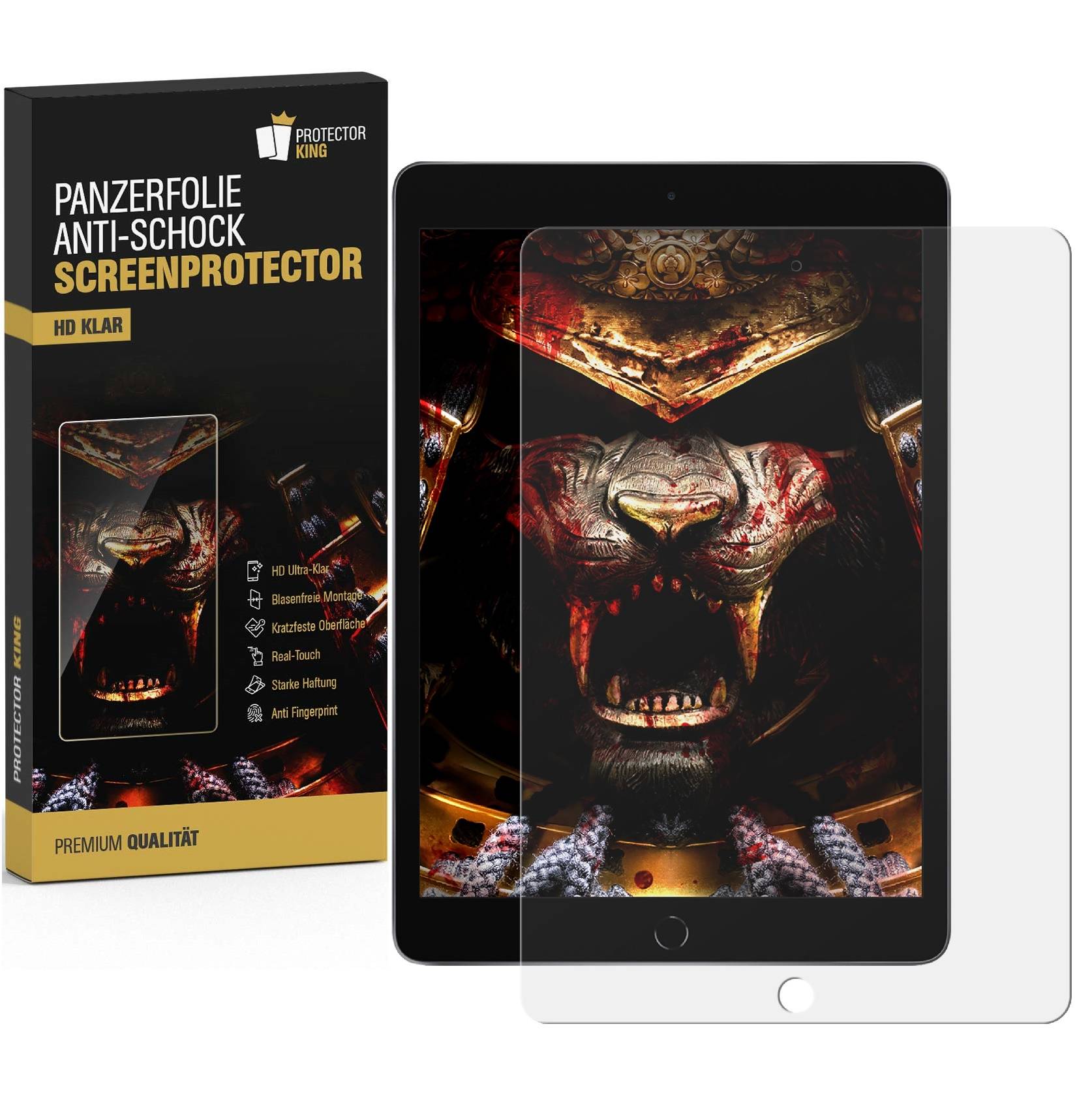 5x 9H Panzernanoglas für iPad Mini 1 3D KLAR Displayschutz Schutzglas Panzerglas Schutzfolie Panzerfolie ANTI-SHOK ANTI-BRUCH-ANTI-STOß