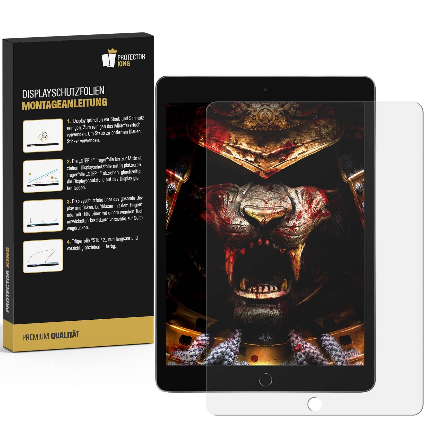 4x 9H Panzernanoglas für iPad Mini 4 FULL COVER 3D KLAR Displayschutz Schutzglas Panzerglas Schutzfolie Panzerfolie ANTI-SHOK ANTI-BRUCH-ANTI-STOß