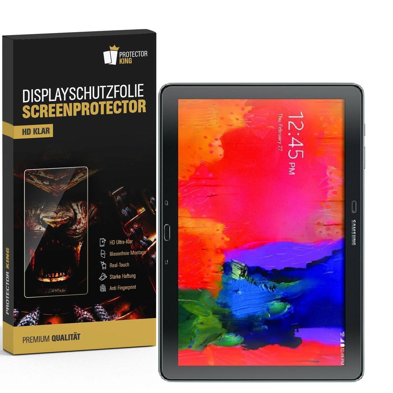 2x Displayschutzfolie für Samsung Galaxy Note Pro 12.2 Displayfolie HD KLAR