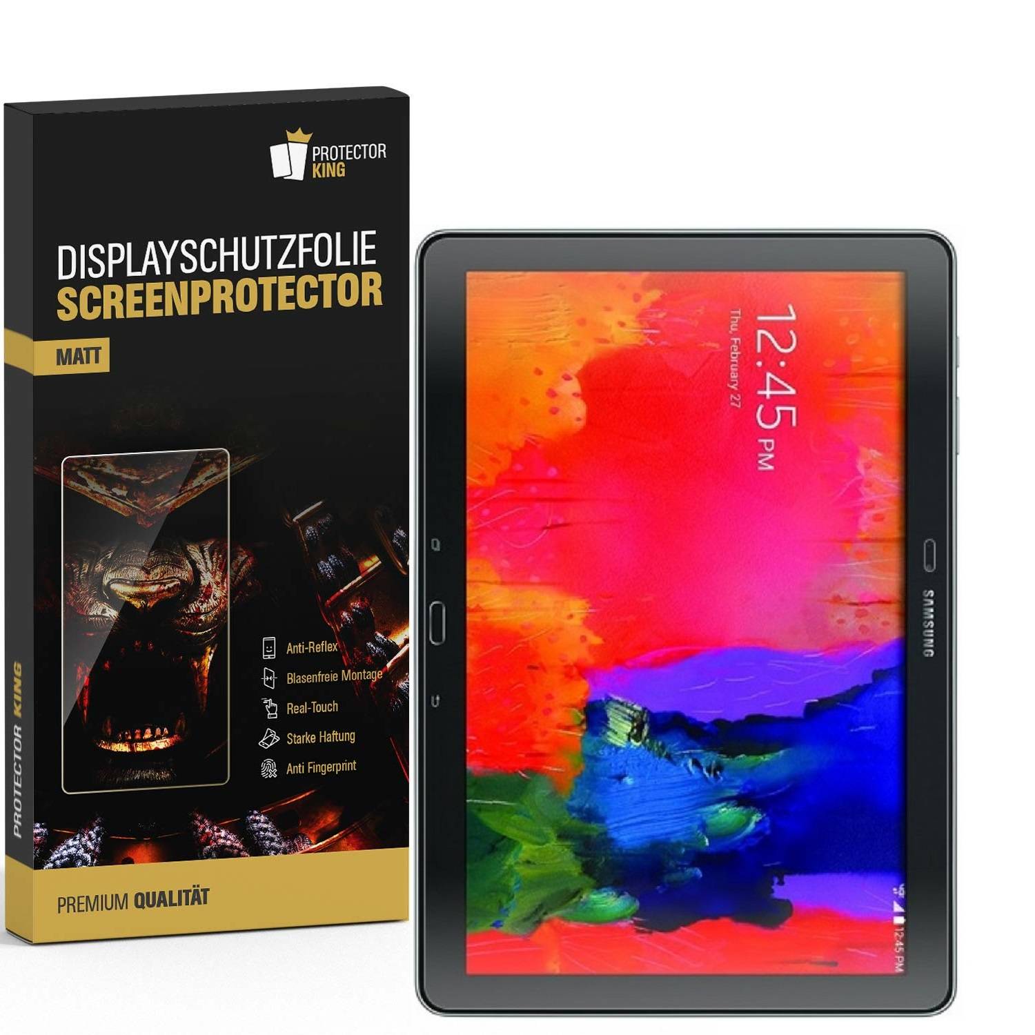 2x Displayschutzfolie für Samsung Galaxy Tab 4 10.1 ANTIREFLEX Displayfolie MATT