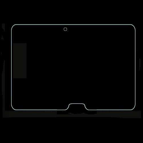 4x Displayfolie für Samsung Galaxy Tab 4 10.1 Displayschutzfolie silber Diamant
