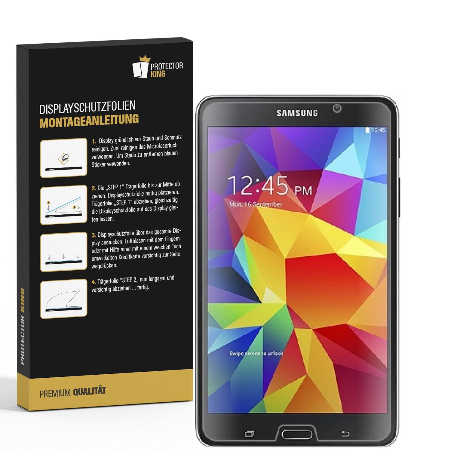 6x Displayschutzfolie für Samsung Galaxy Tab 4 7.0 ANTI-REFLEX Displayfolie MATT