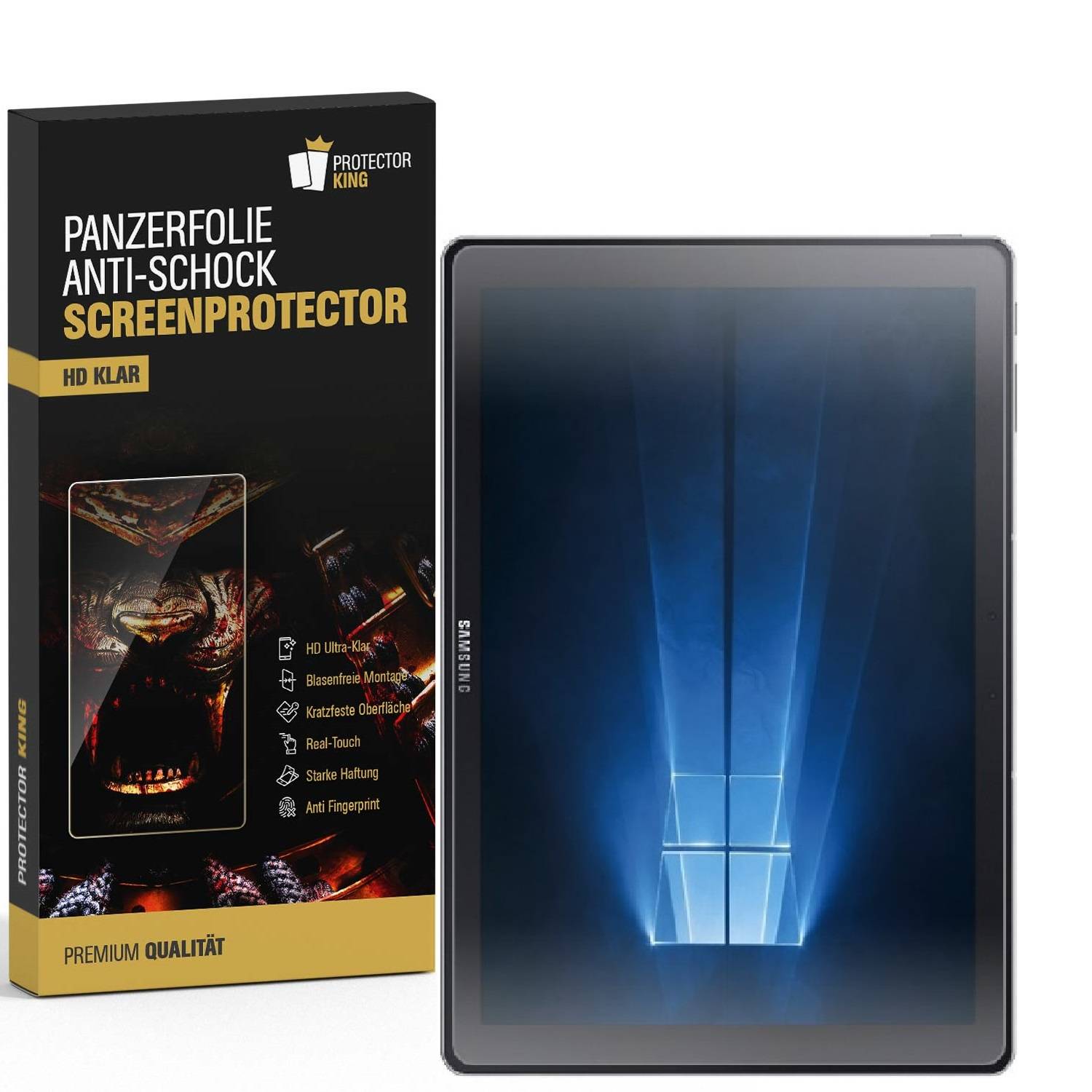 3x Panzerfolie für Samsung Galaxy Tab Pro S ANTI-SCHOCK Displayschutzfolie KLAR