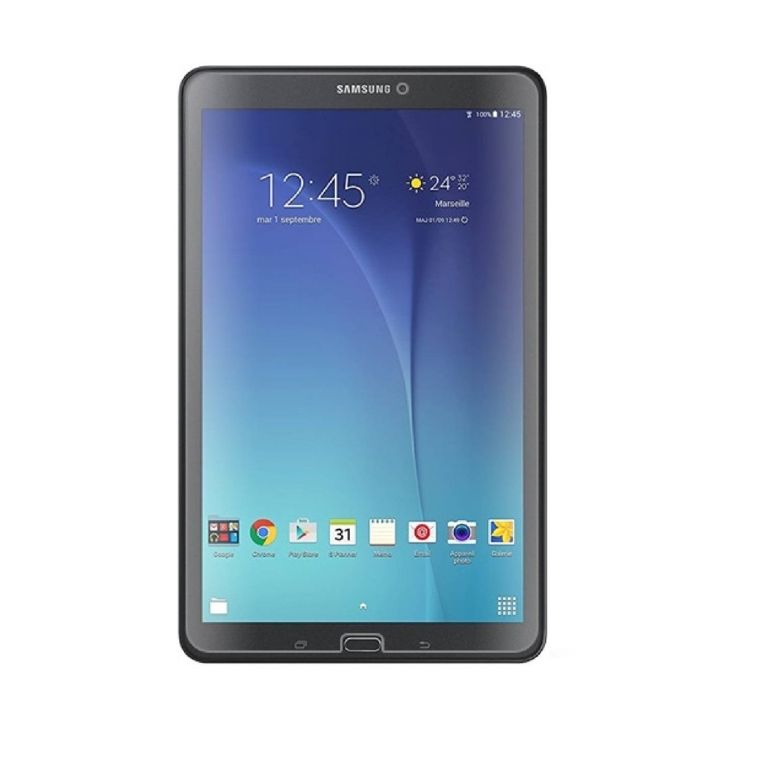 2x Panzerfolie für Samsung Galaxy Tab E 9.6 ANTI-SCHOCK Displayschutzfolie KLAR