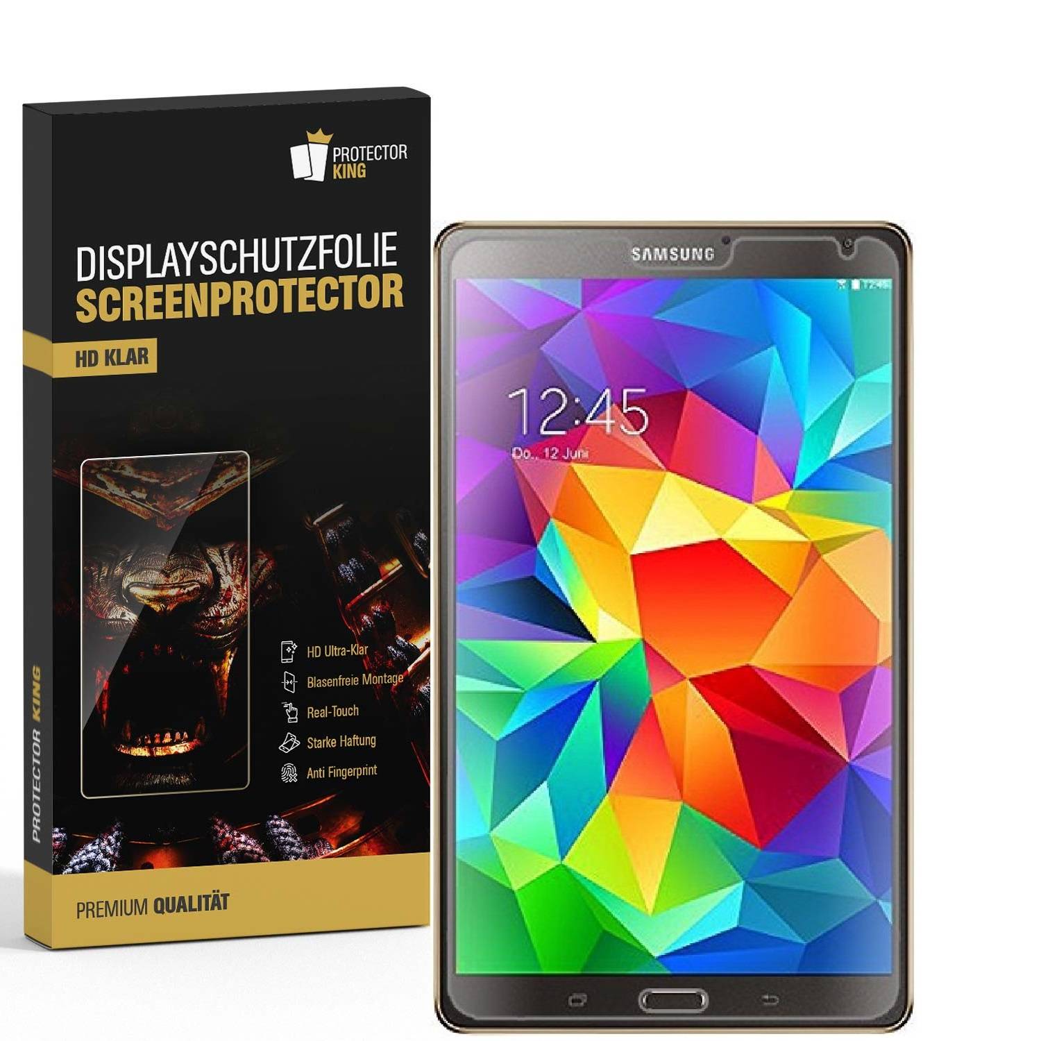 4x Displayfolie für Samsung Galaxy Tab S 8.4 Displayschutzfolie Schutzfolie KLAR
