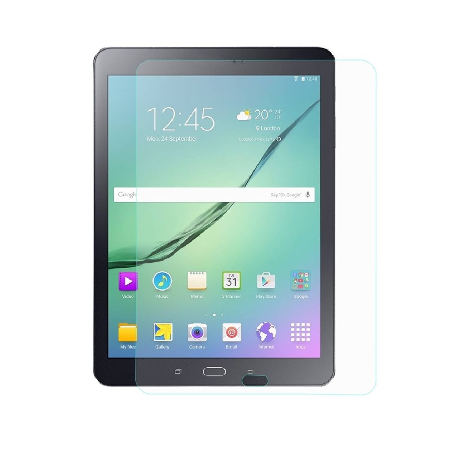2x 9H Hartglas für Samsung Galaxy Tab S2 9.7 Panzerfolie Displayschutz KLAR Panzerglas Schutzfolie Schutzglas