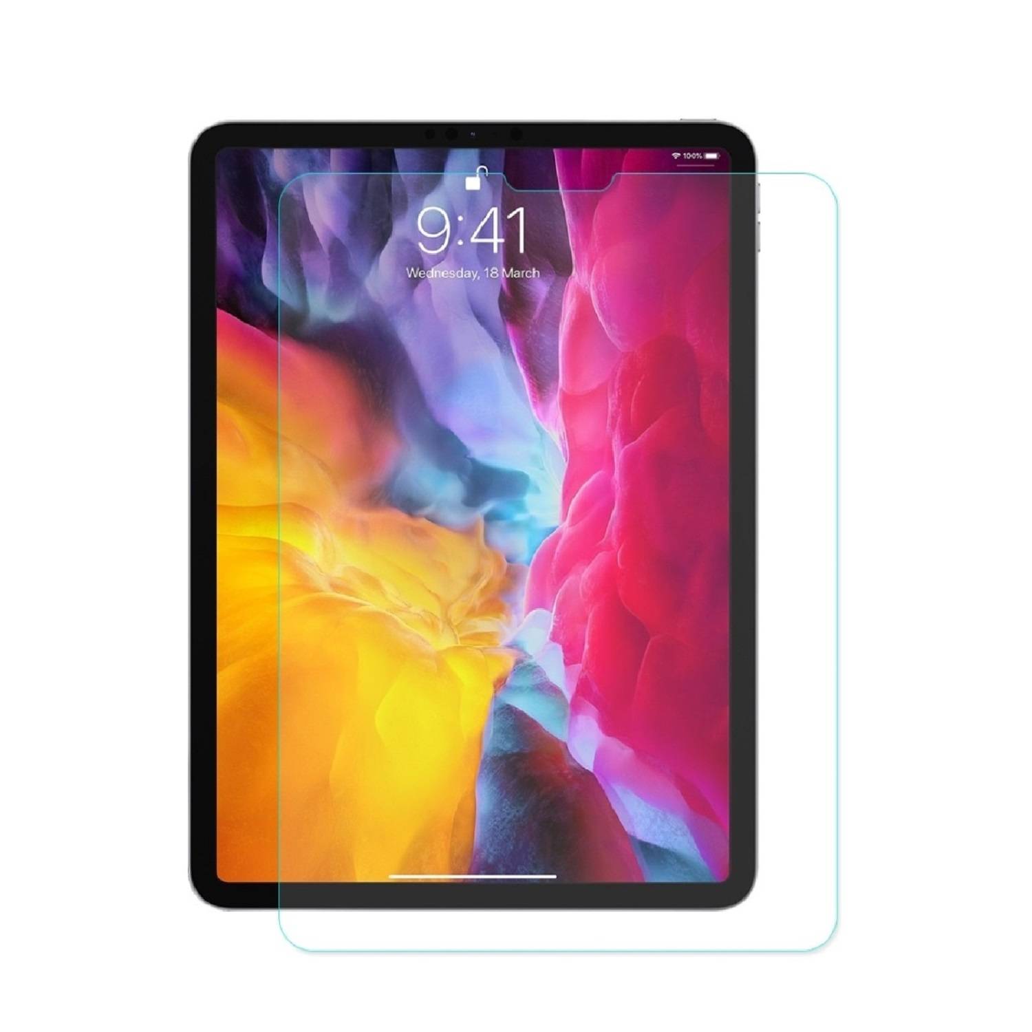 2x Panzerfolie für iPad Pro 11 10.9 (2018 2019 2020 2021 2022) Displayschutz Schutzfolie MATT ANTI-REFLEX ENTSPIEGELT NANO ANTI-SHOCK ANTI-SHOCK/