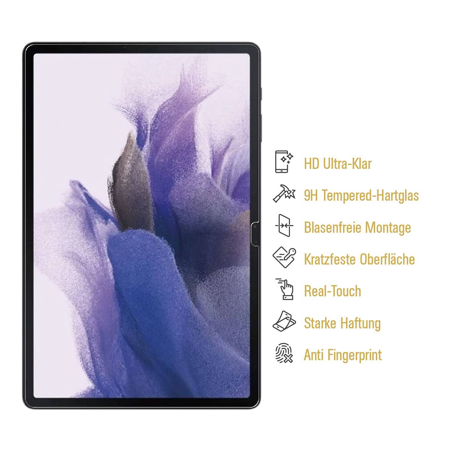6x 9H Panzerglas für Samsung Galaxy Tab S7 FE Displayschutz Schutzglas Panzerfolie Schutzfolie Hartglas Displayglas Tempered Glasfolie