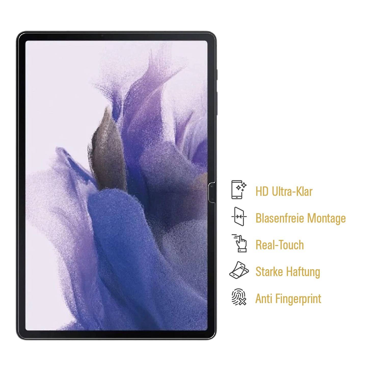 6x Displayfolie für Samsung Galaxy Tab S7 FULL COVER Displayschutzfolie HD KLAR Schutzfolie