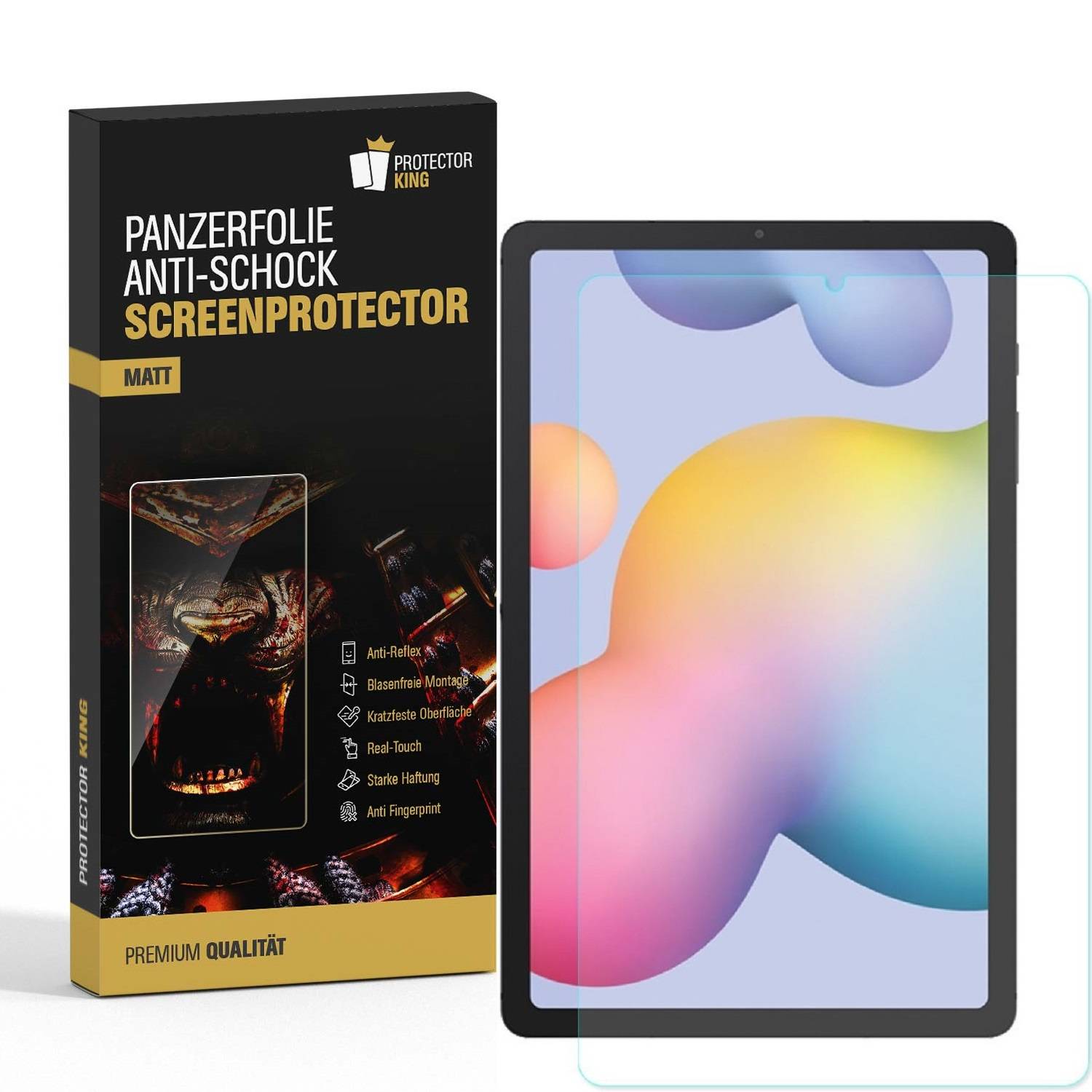 3x Panzerfolie für Samsung Galaxy Tab S6 Lite Displayschutzfolie MATT Schutzfolie