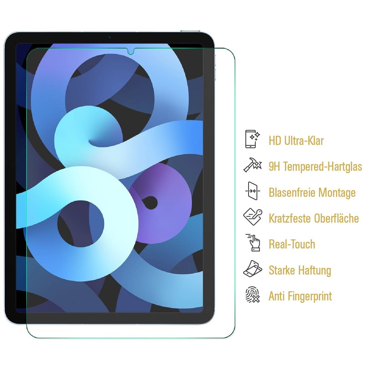 6x 9H Panzerglas für iPad Mini 6 8.3 HD KLAR Displayschutz Schutzglas Tempered Glass Screen-Protector
