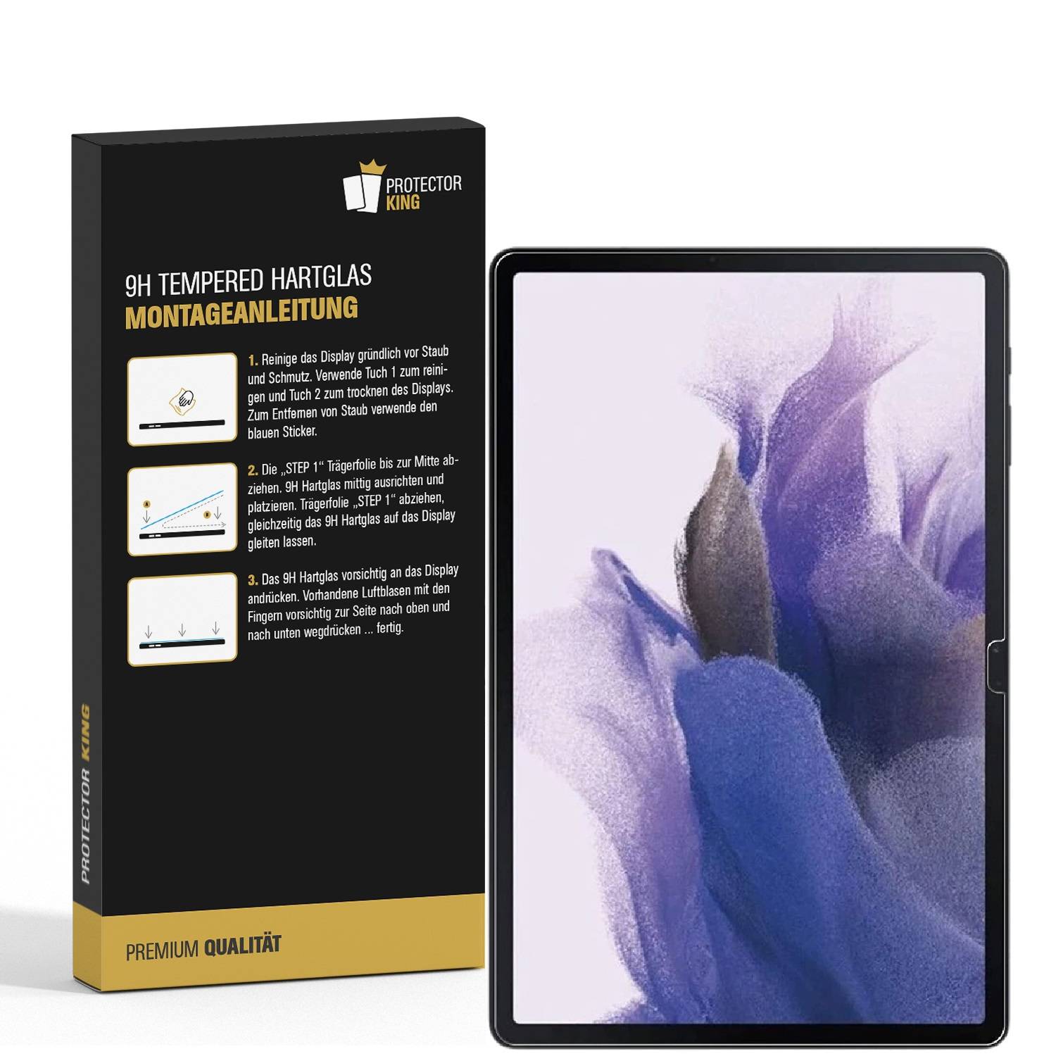 Kopie von 4x 9H Panzerhartglas für Samsung Galaxy Tab S9 FE Plus echtes Tempered Panzerglas Displayschutz Schutzglas Matt ENTSPIEGELT Schutzfolie