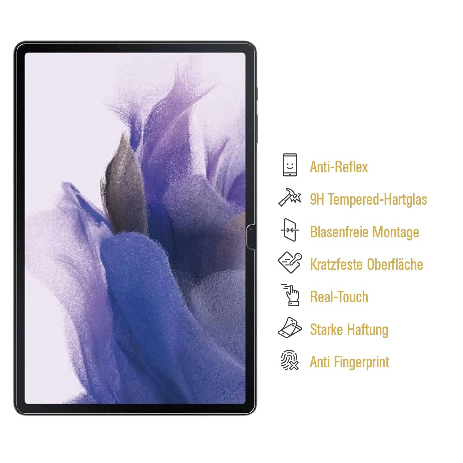 1x 9H Panzerglas für Samsung Galaxy Tab S9 FE Plus matt Anti-Reflex entspiegelt Tempered Displayschutz Schutzglas Schutzfolie Screen-Protector