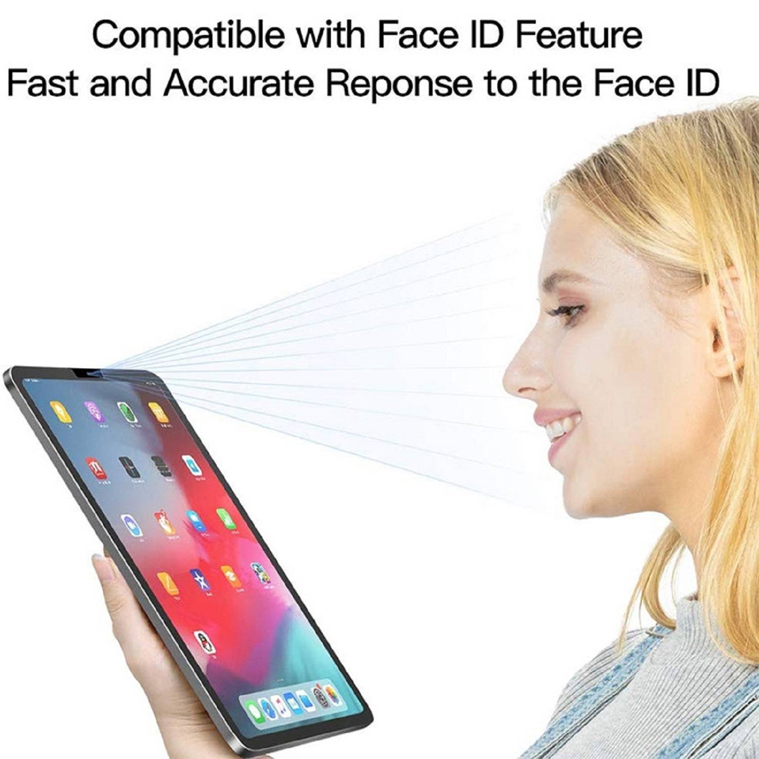 2x Paperfeel für Xiaomi Mi Pad 5 Displayschutz Schreiben Malen Skizzieren matt Anti-Reflex entspiegelt Screen-Protector